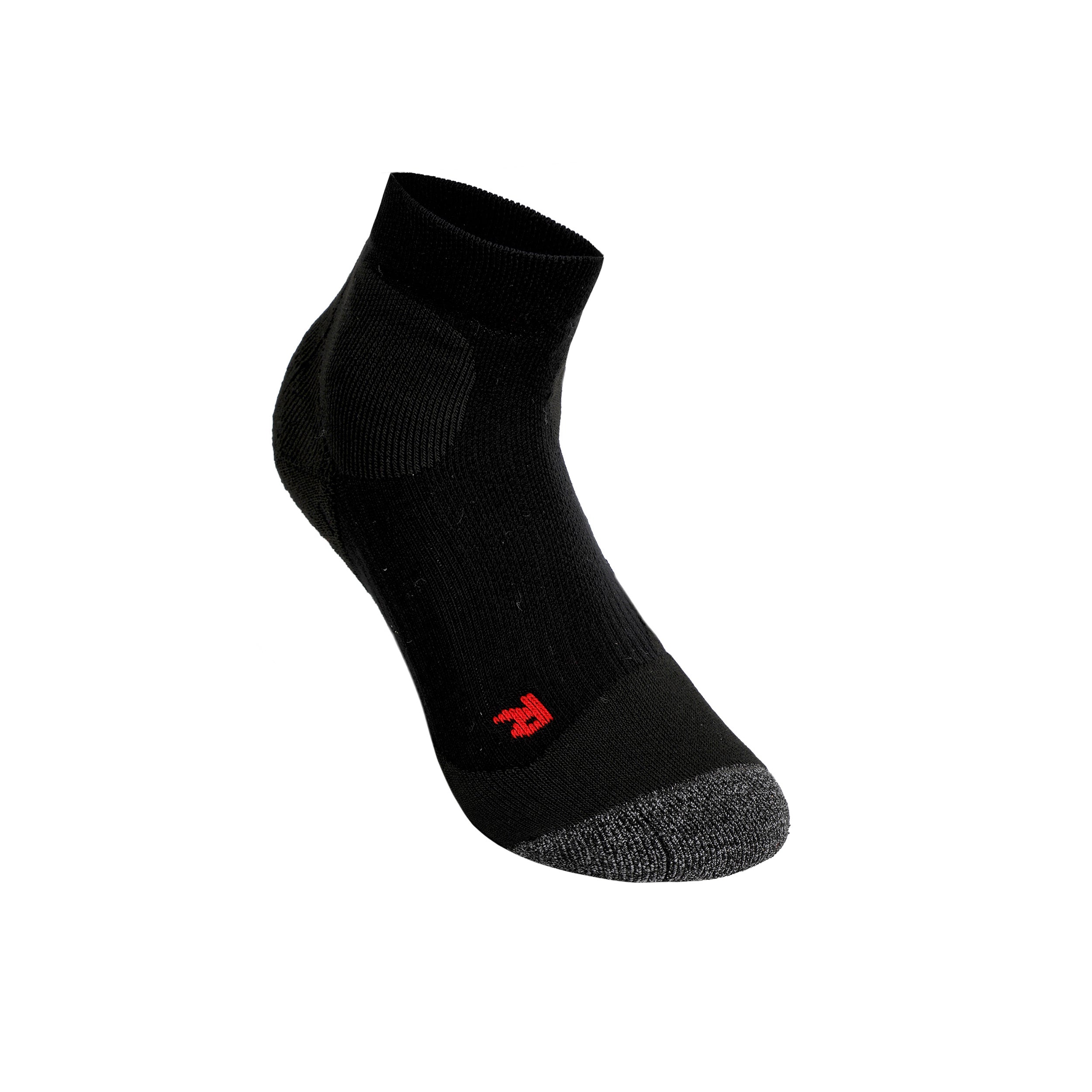 Falke Te2 Short Tennissocken Damen - Schwarz, Dunkelgrau