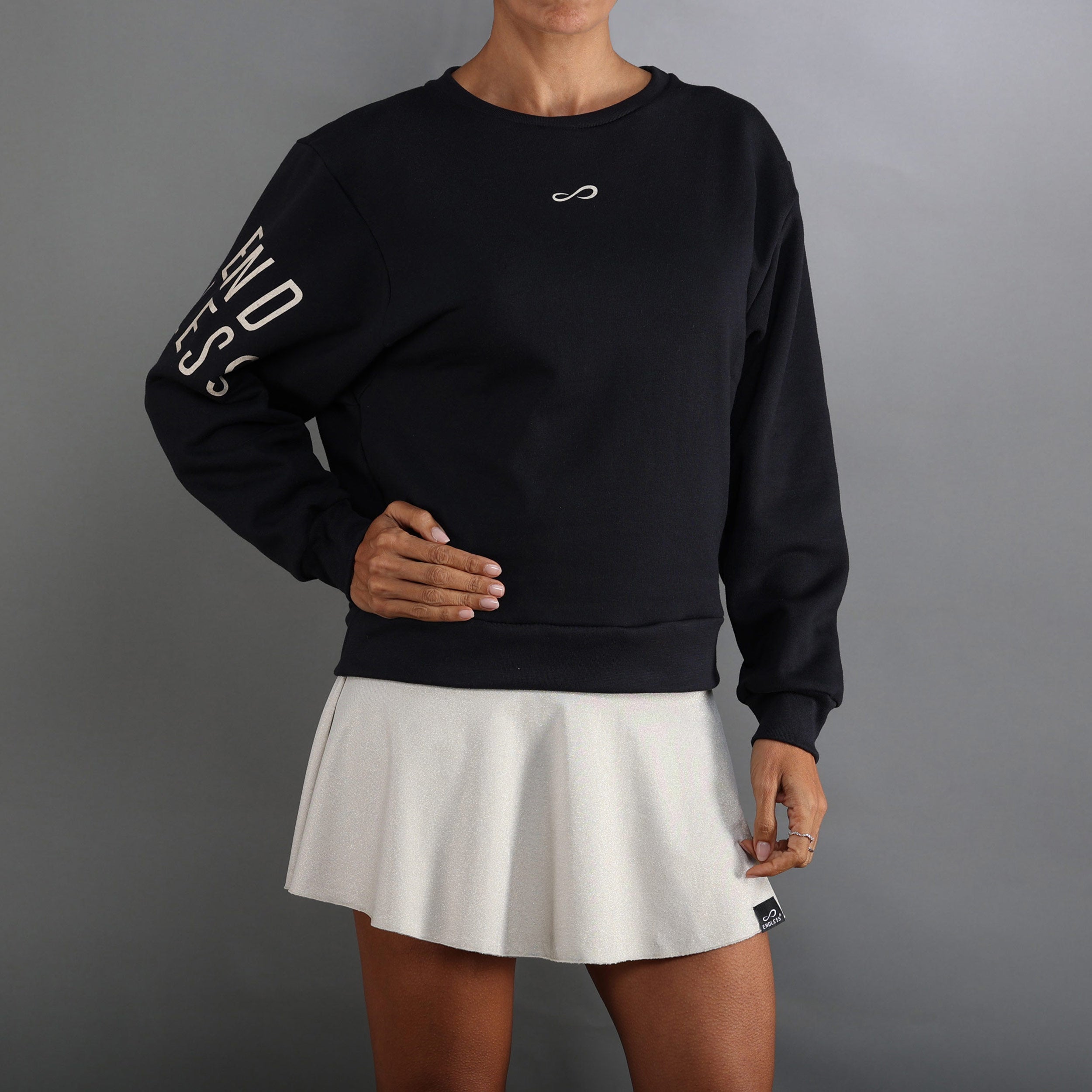 Endless Swell Sweatshirt Damen - Schwarz, Gold