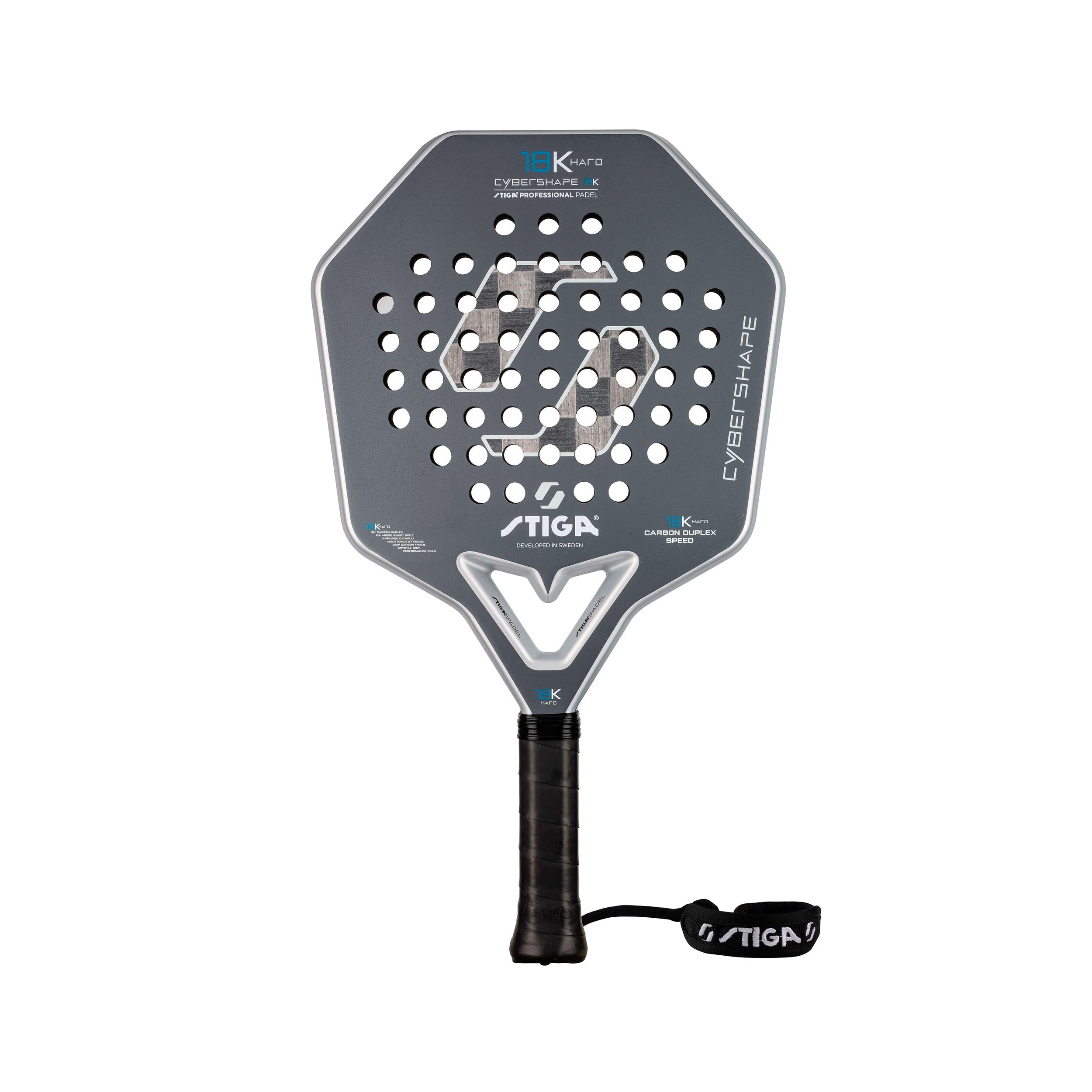 Stiga 18k Hard 2 Cybershape Padelschläger