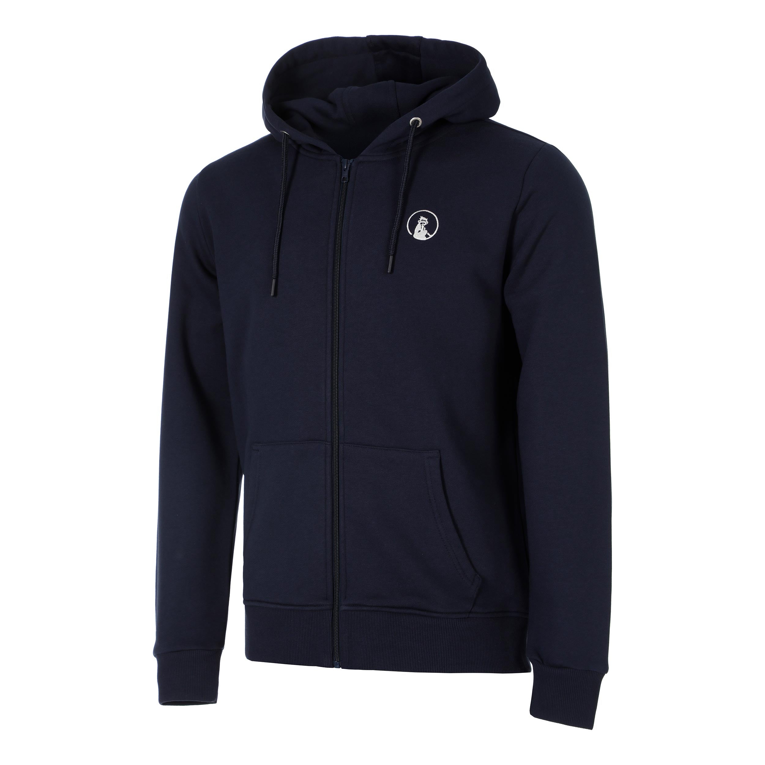 Quiet Please Essential Zip Sweatjacke Herren - Dunkelblau
