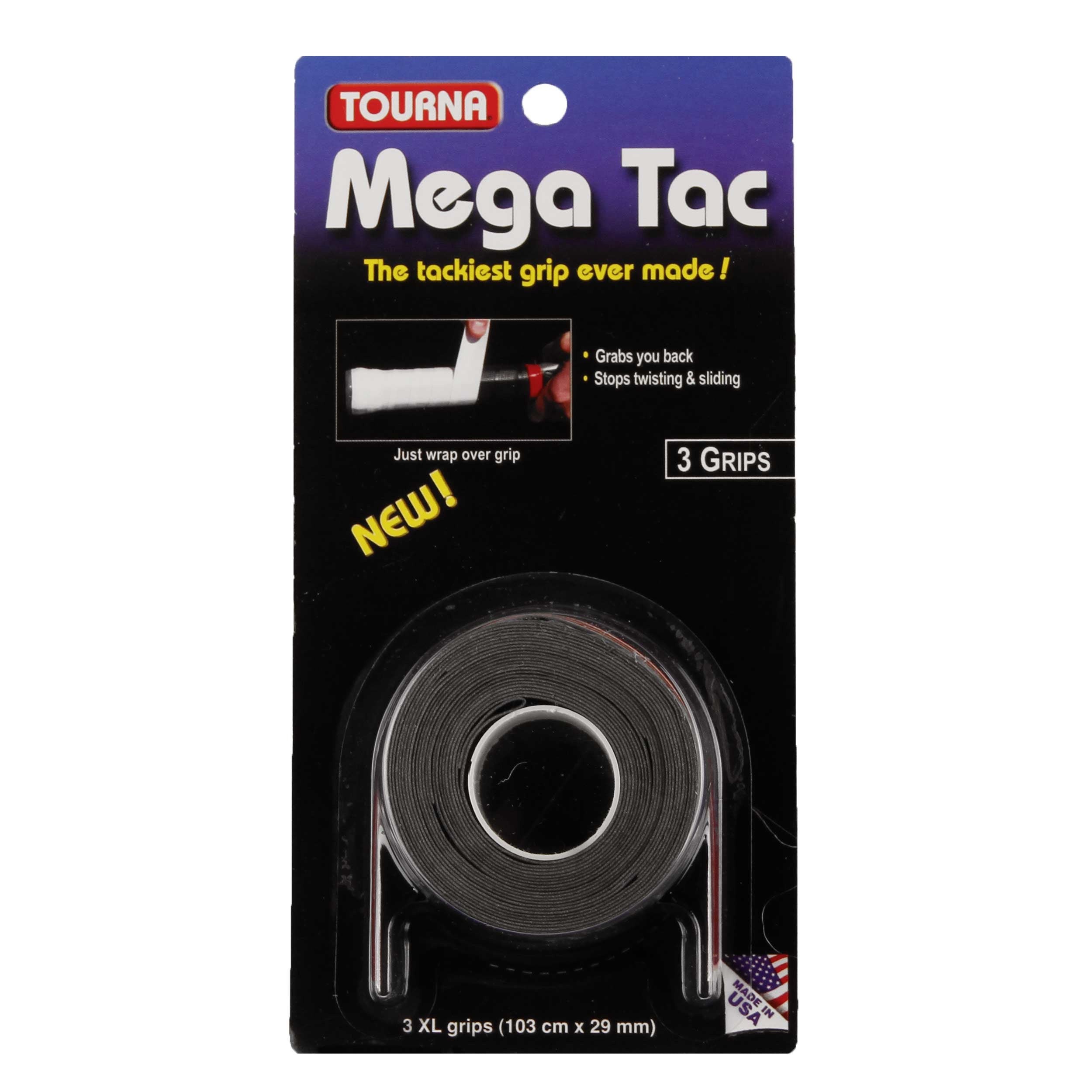 Tourna Mega Tac 3er Pack - Schwarz