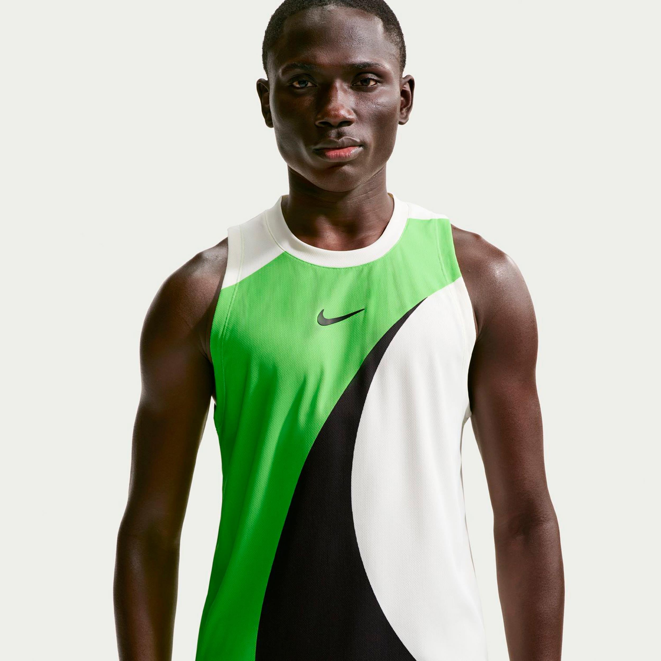 Nike Carlos Alcaraz Court Dri - Fit Advantage Slam Tank Top Herren Grün, Weiß