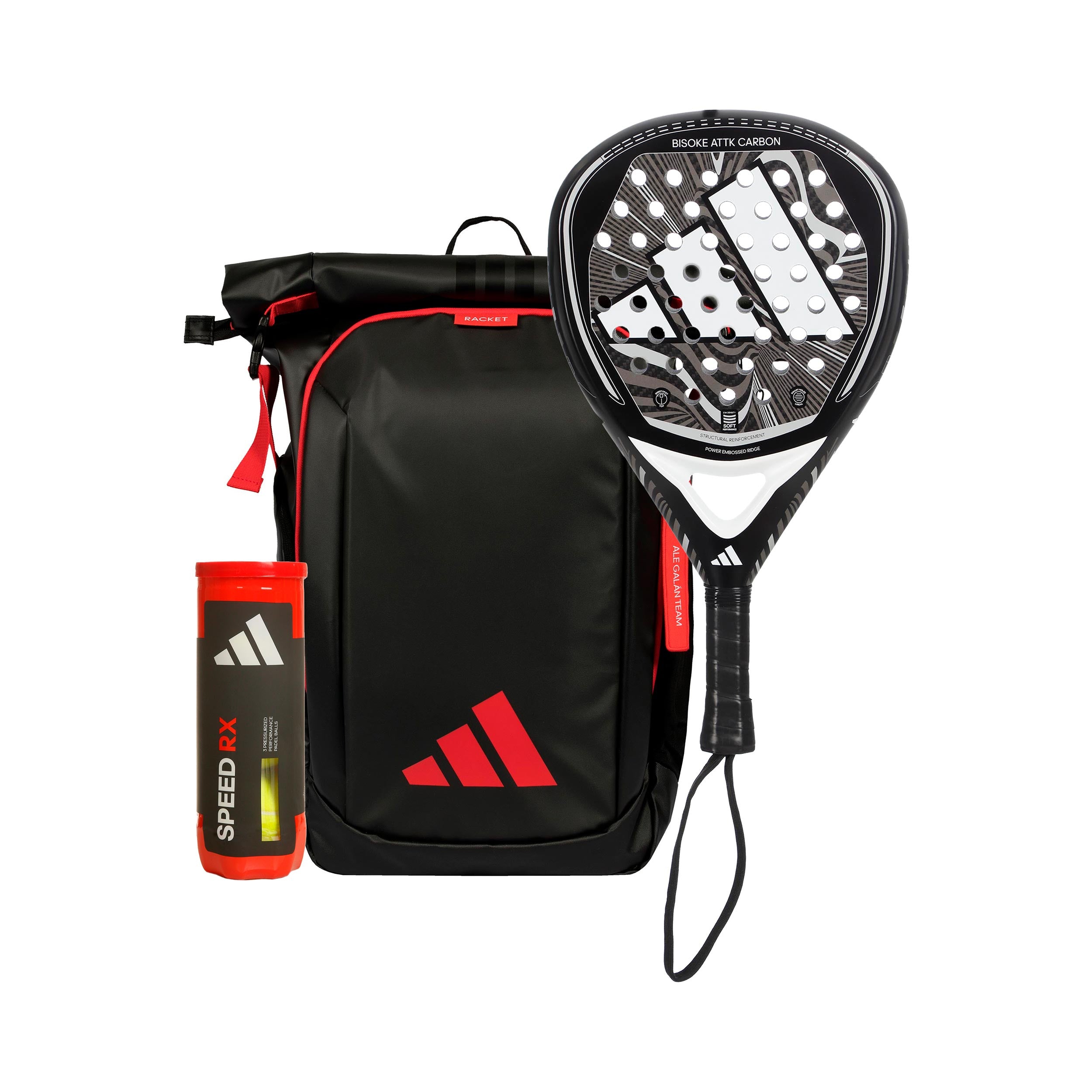 Adidas 3er Pack Bisoke Attk Carbon
