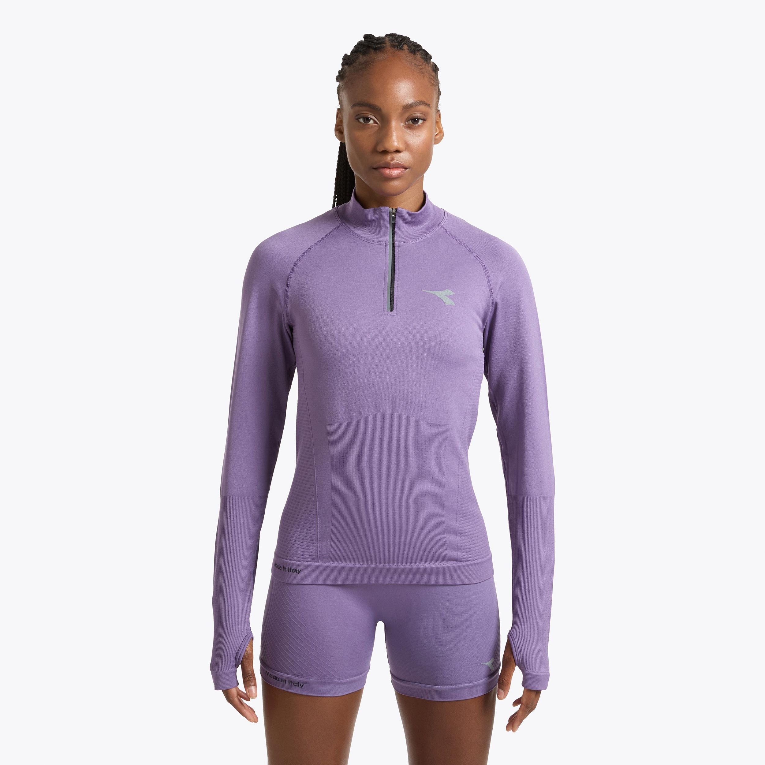Diadora 1/2 Zip Stratouno Longsleeve Damen