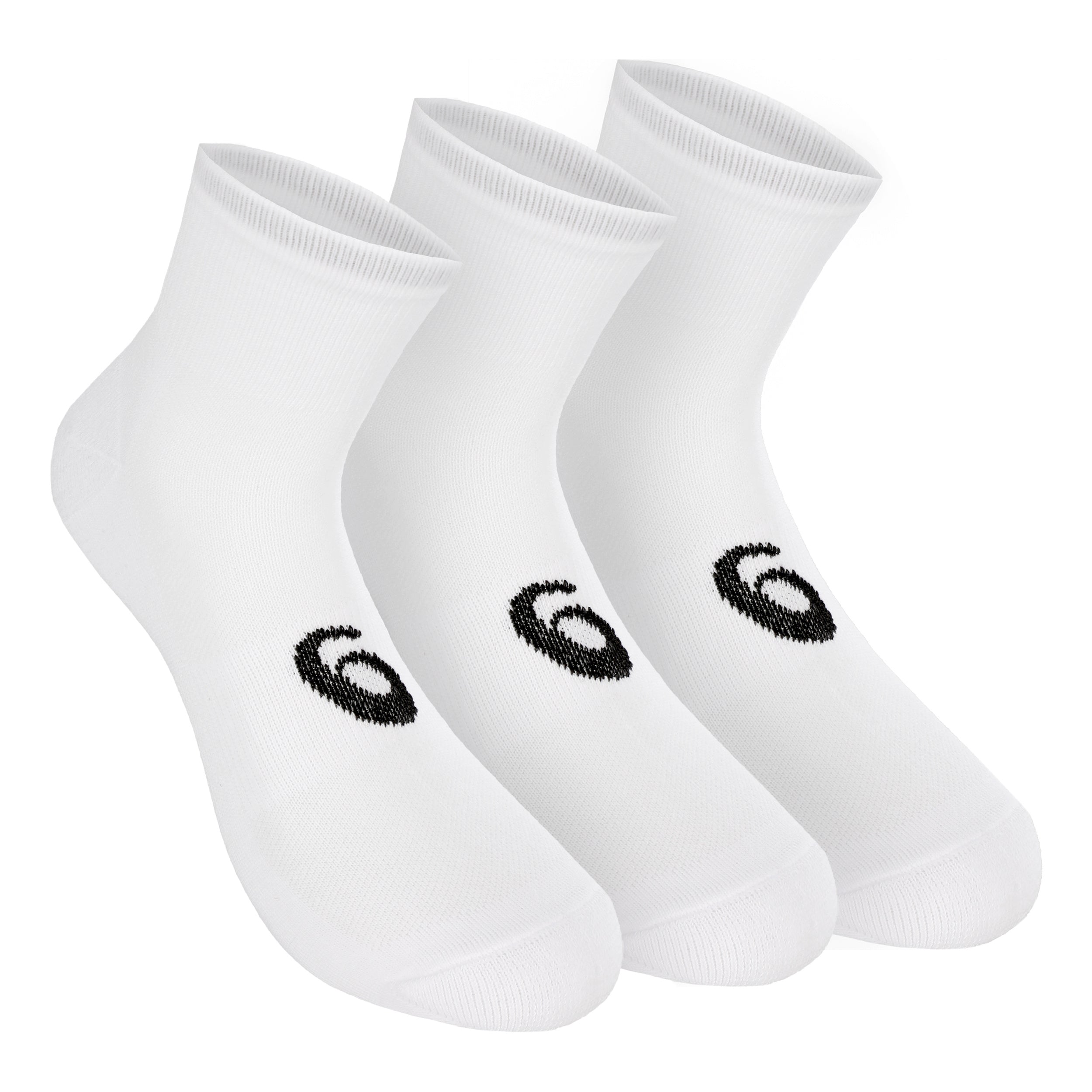 Asics Quarter Sportsocken 3er Pack - Weiß, Schwarz