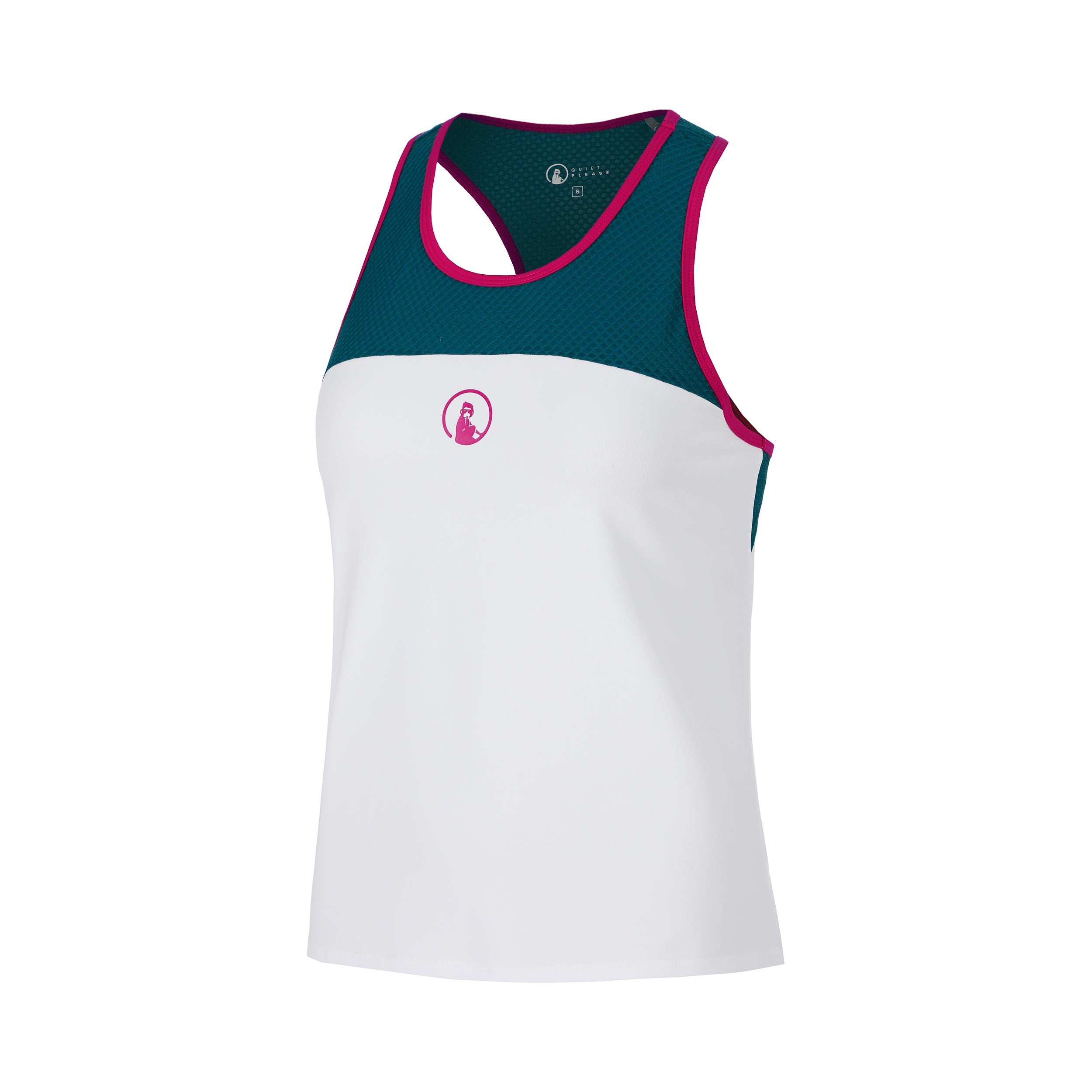 Quiet Please Create Racerback Tank - Top Mädchen Petrol, Mehrfarbig