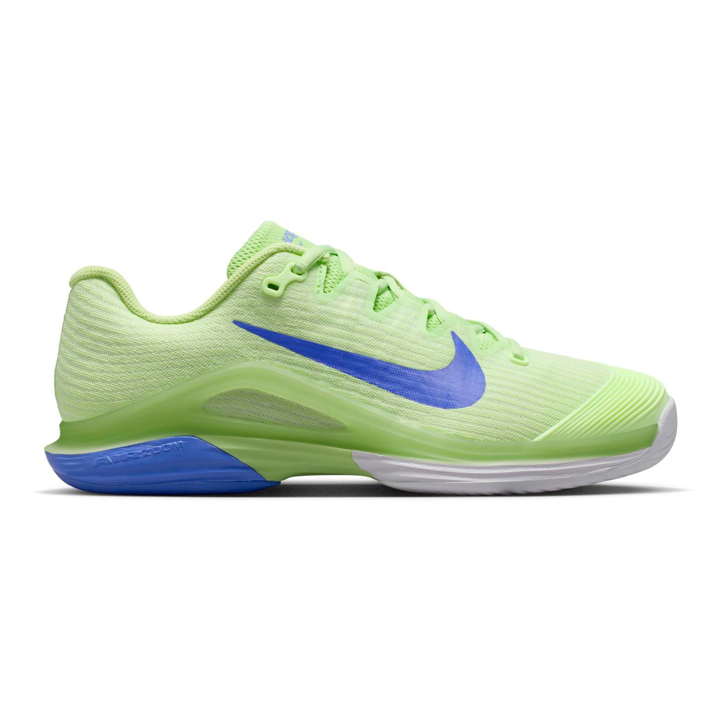 Nike Vapor 12 Allcourtschuh Damen - Hellgrün, Blau