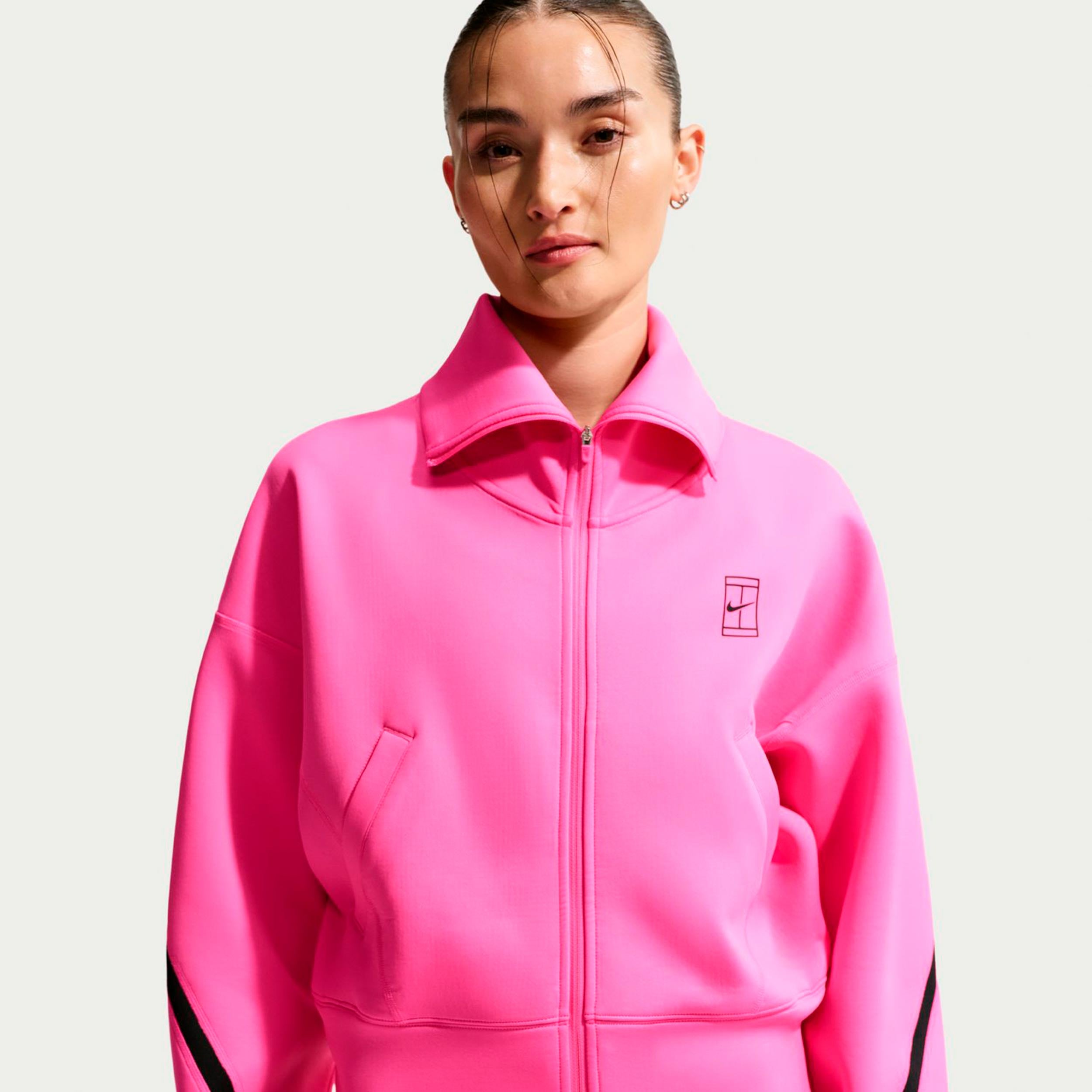 Nike Court Dri - Fit Advantage Trainingsjacke Damen Berry