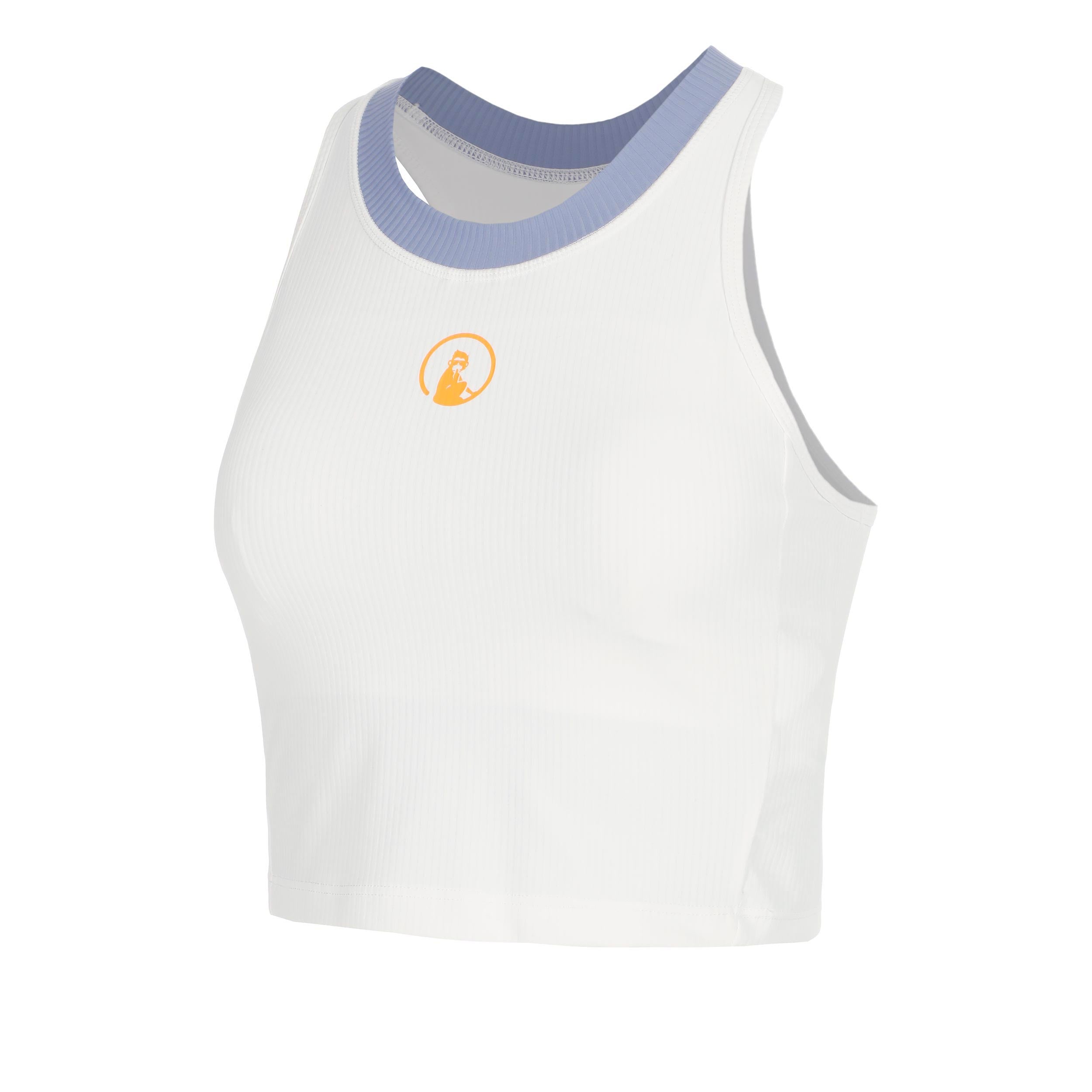 Quiet Please Glow Rib Crop Tank - Top Damen