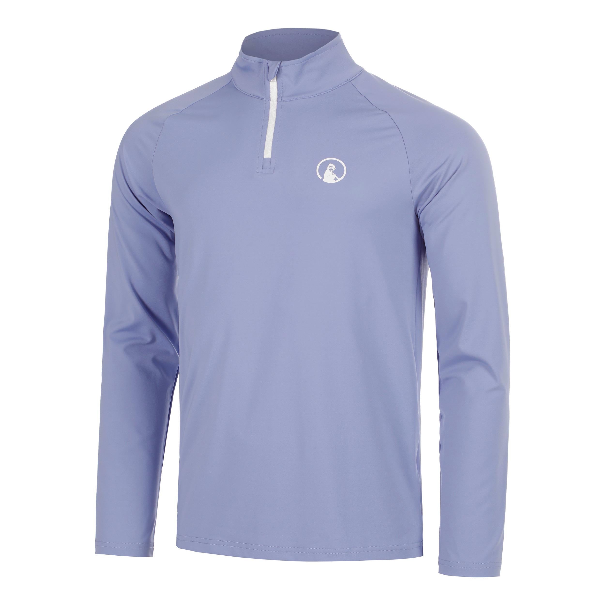 Quiet Please Glow Big Serve 1/4 Zip Longsleeve Herren