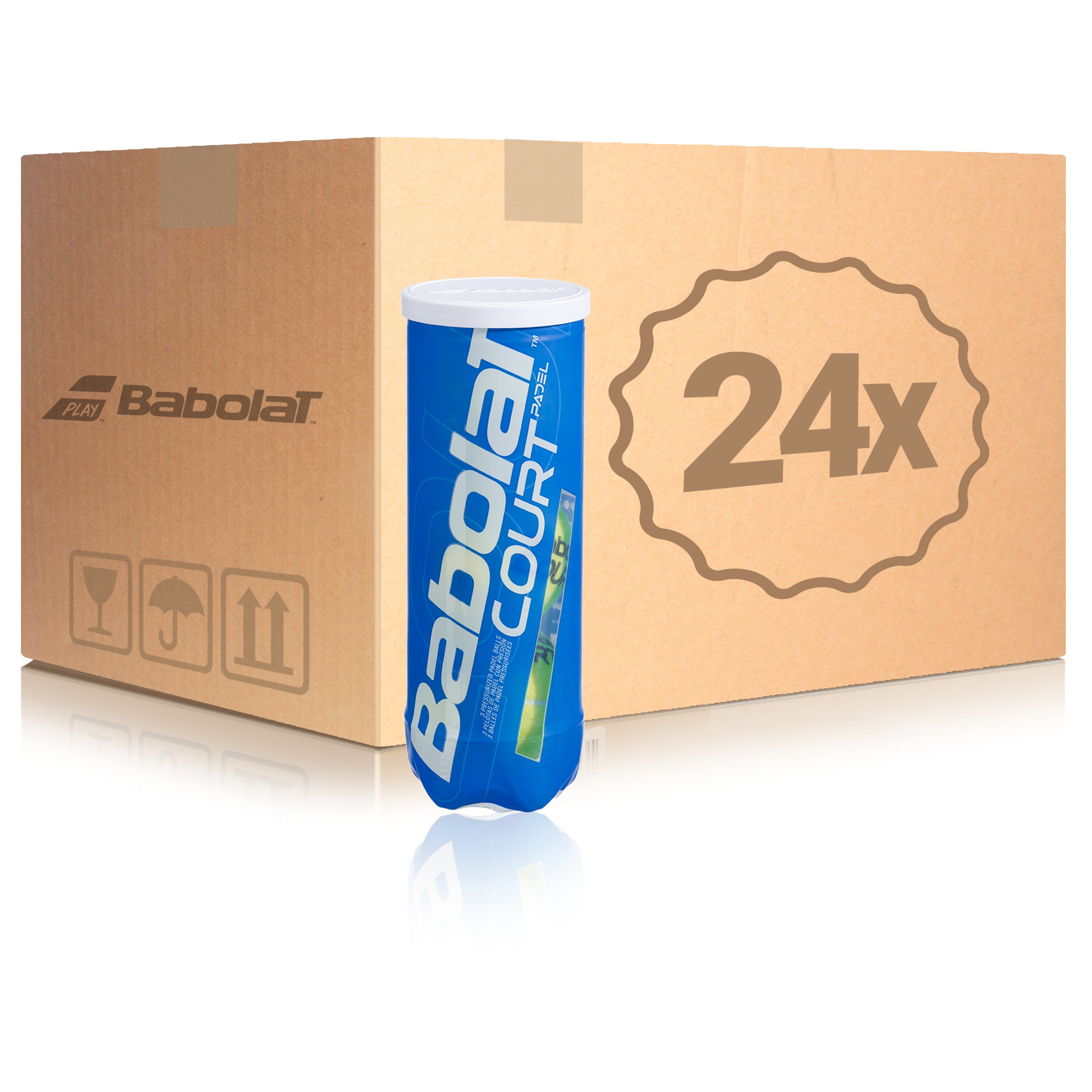 Babolat 24x 3er Dose Court Padel X3 Im Karton