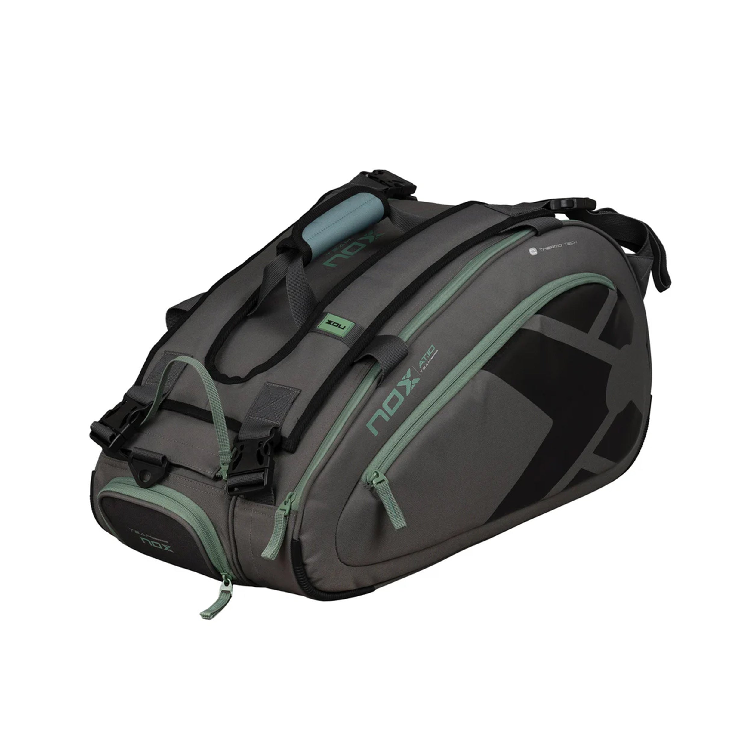 Nox At10 Team Padelschlägertasche - Grau, Schwarz