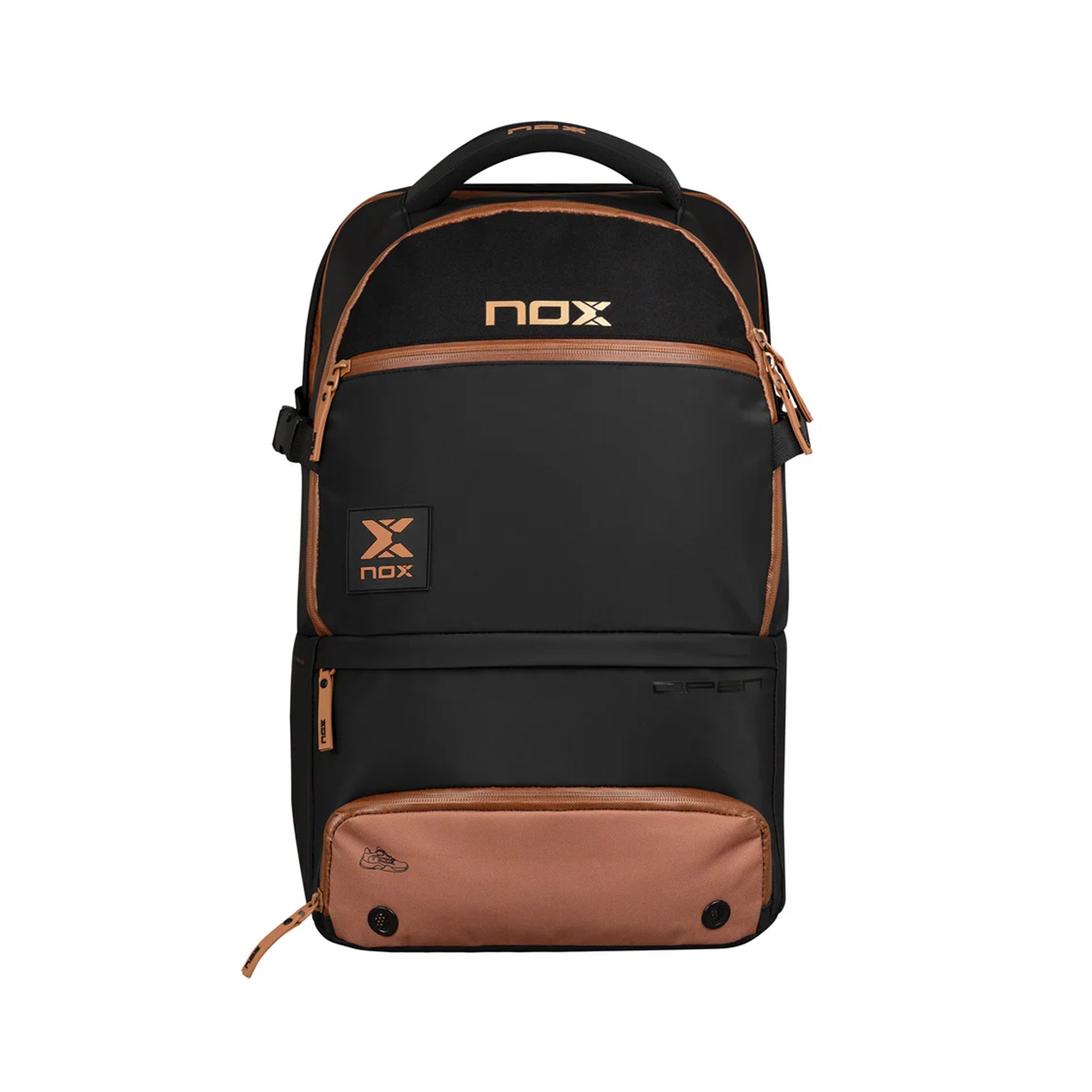 Nox Open Series Rucksack - Schwarz, Bronze
