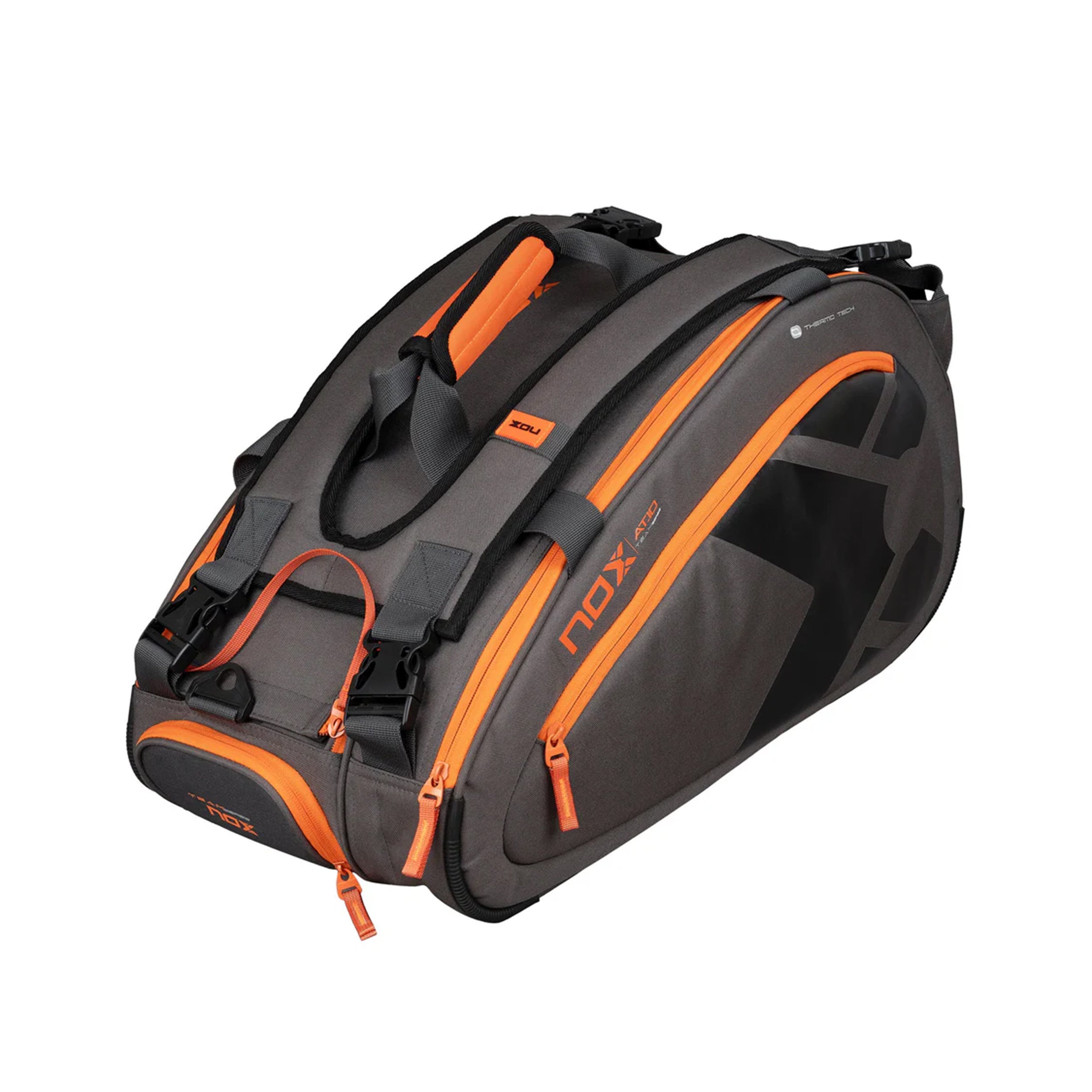 Nox At10 Team Padelschlägertasche - Grau, Orange