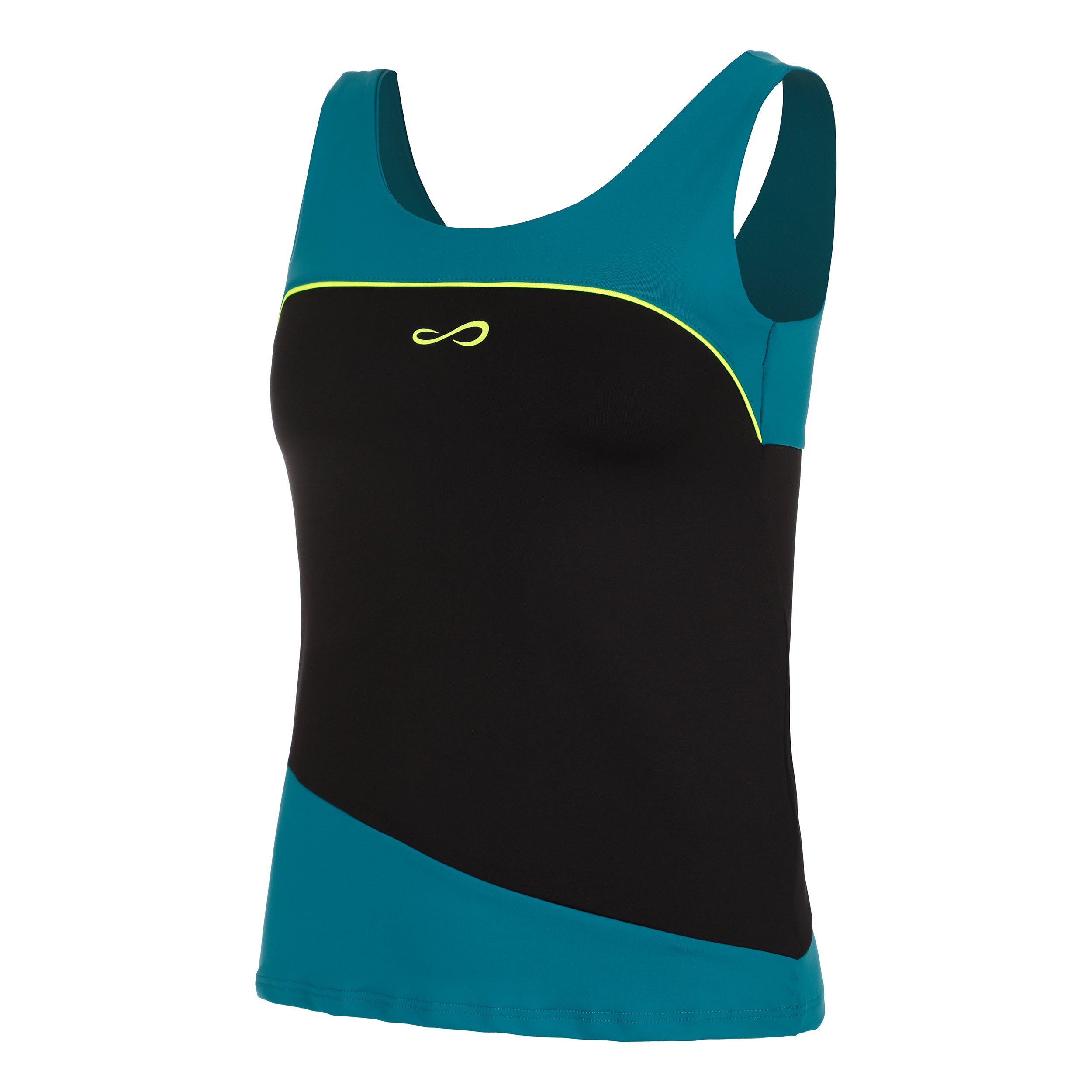 Endless Curve Tank - Top Damen Petrol