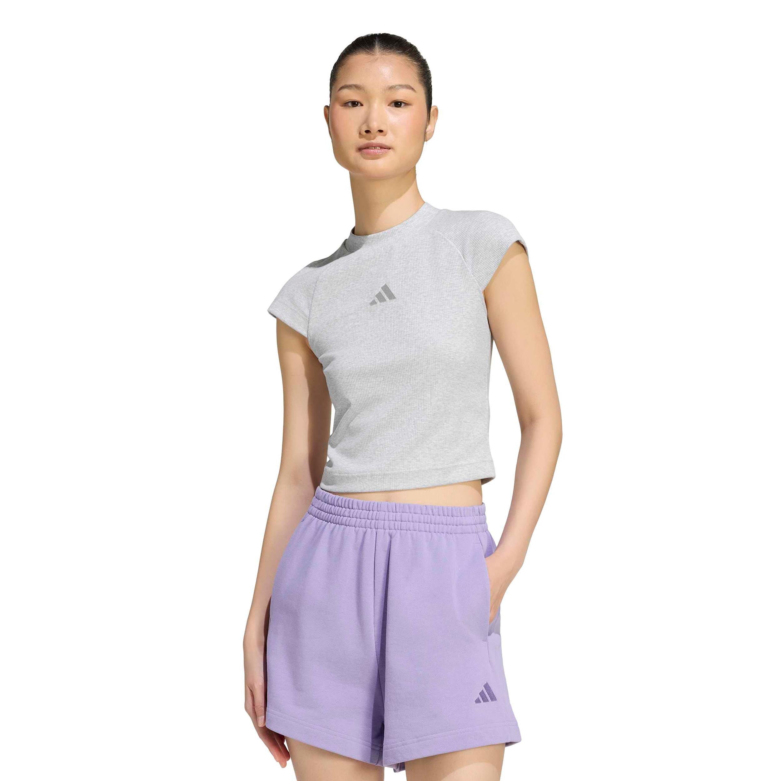 Adidas Ribbed T - Shirt Damen