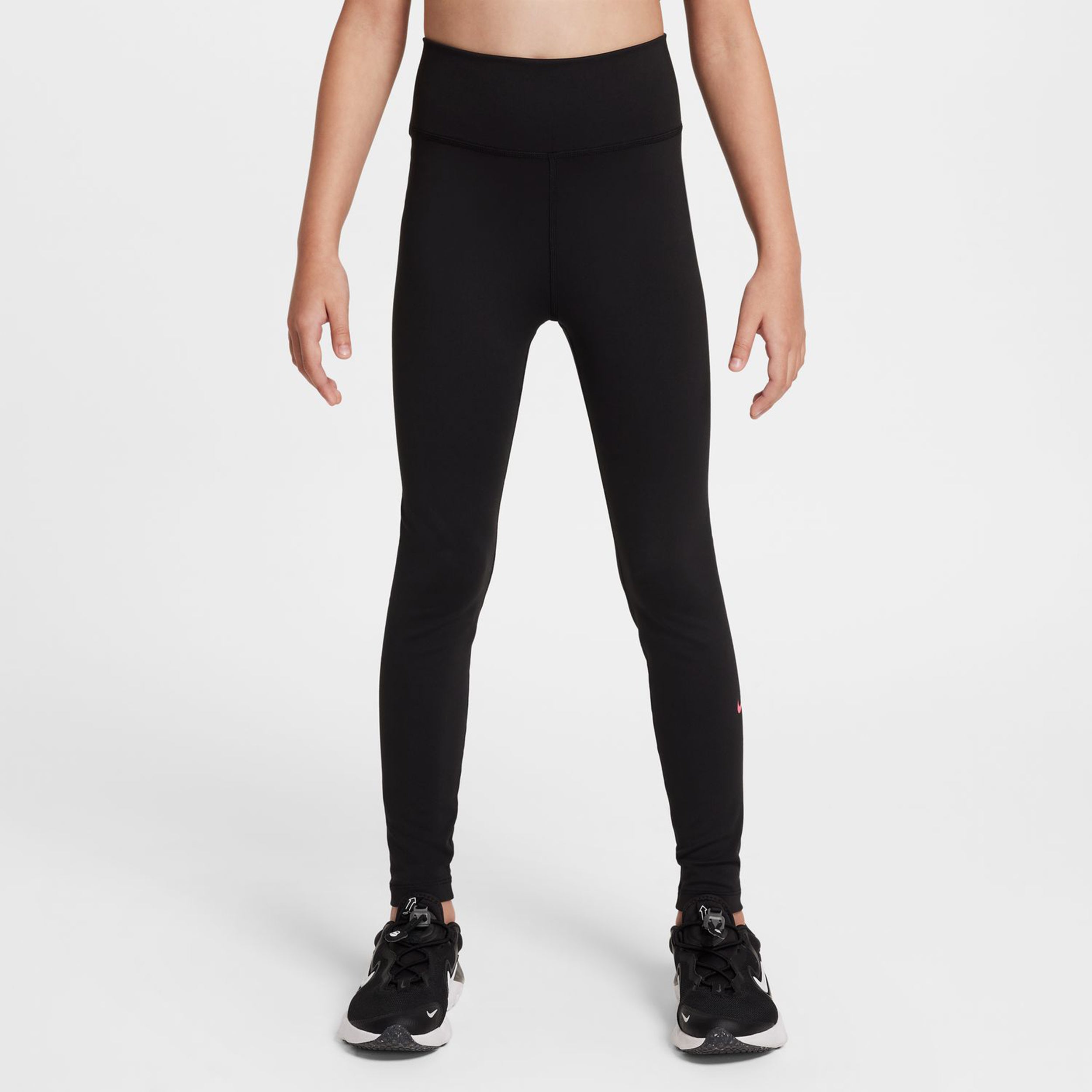 Nike Dri - Fit One All Over Print Tight Mädchen Schwarz, Pink