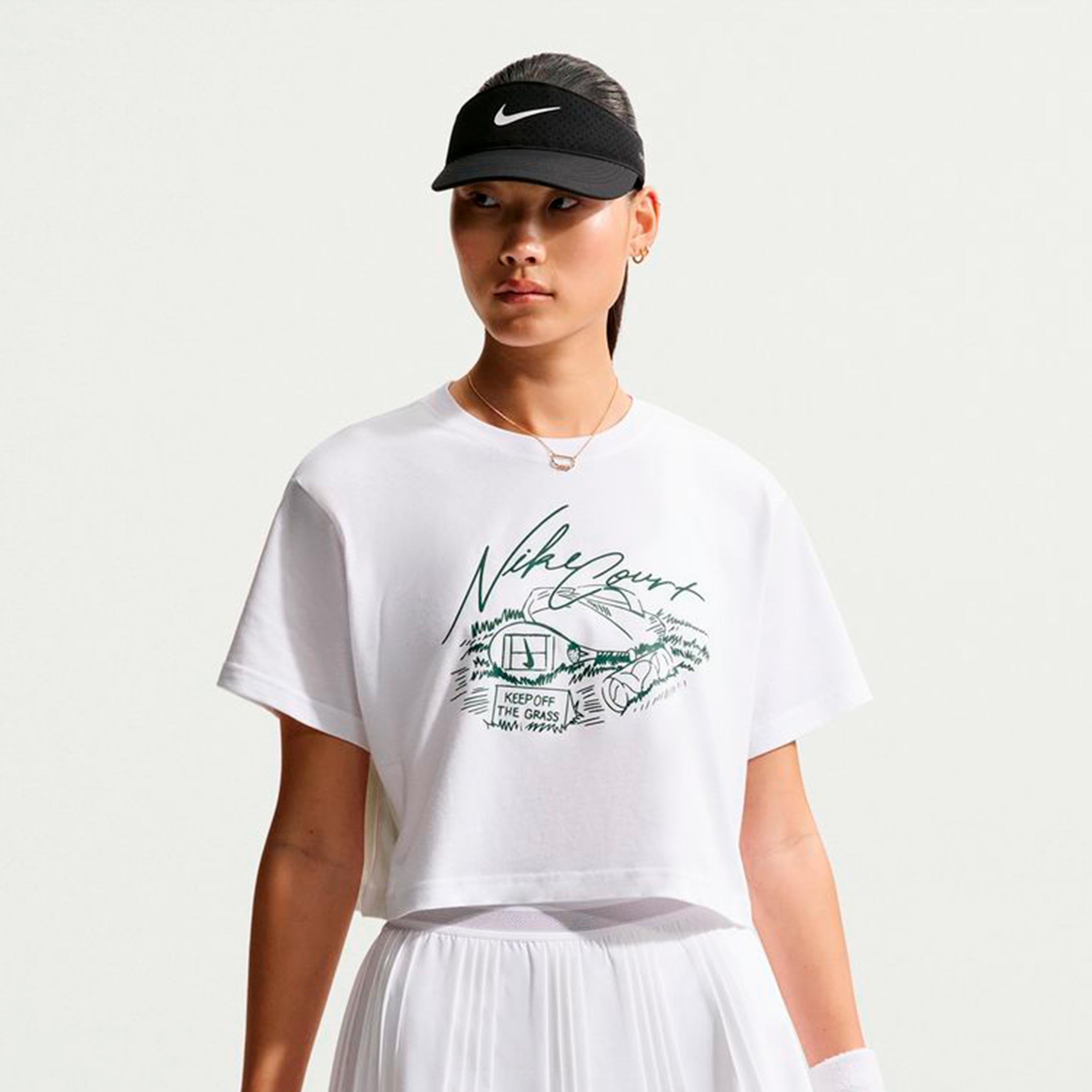 Nike Slam Crop T - Shirt Damen