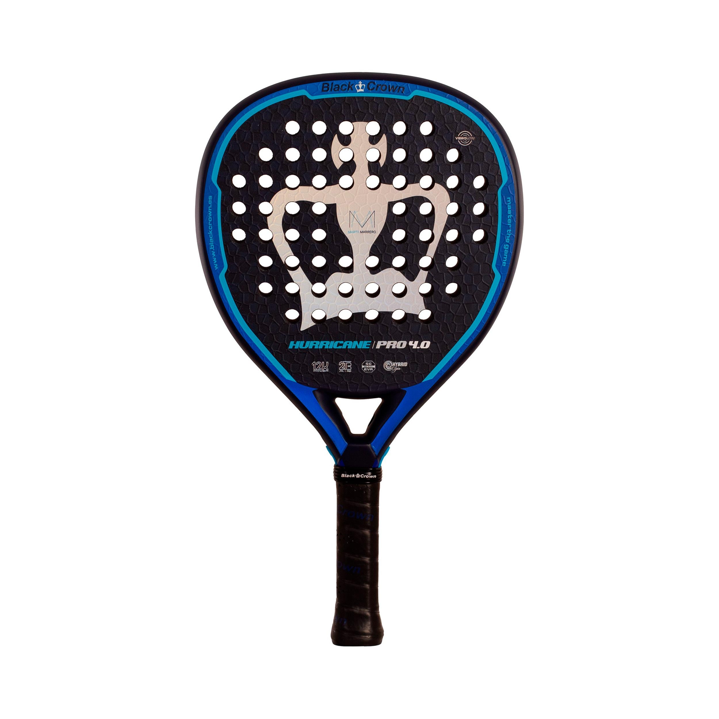 Black Crown Hurricane Pro 4.0 Padelschläger Vollflächig