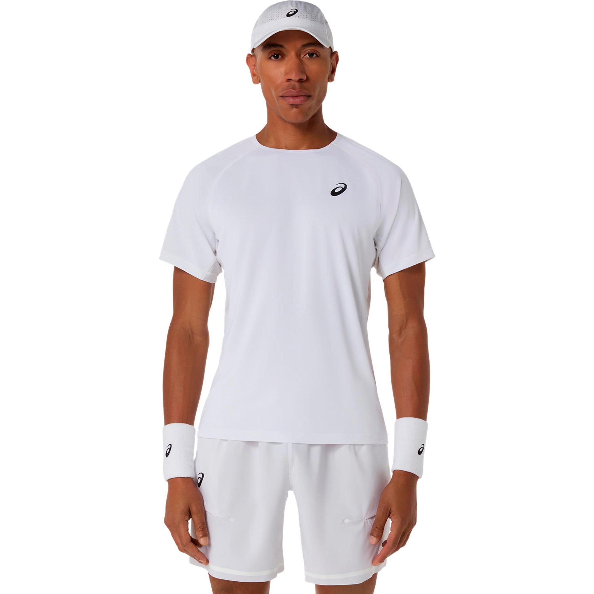 Asics Match T - Shirt Herren Weiß