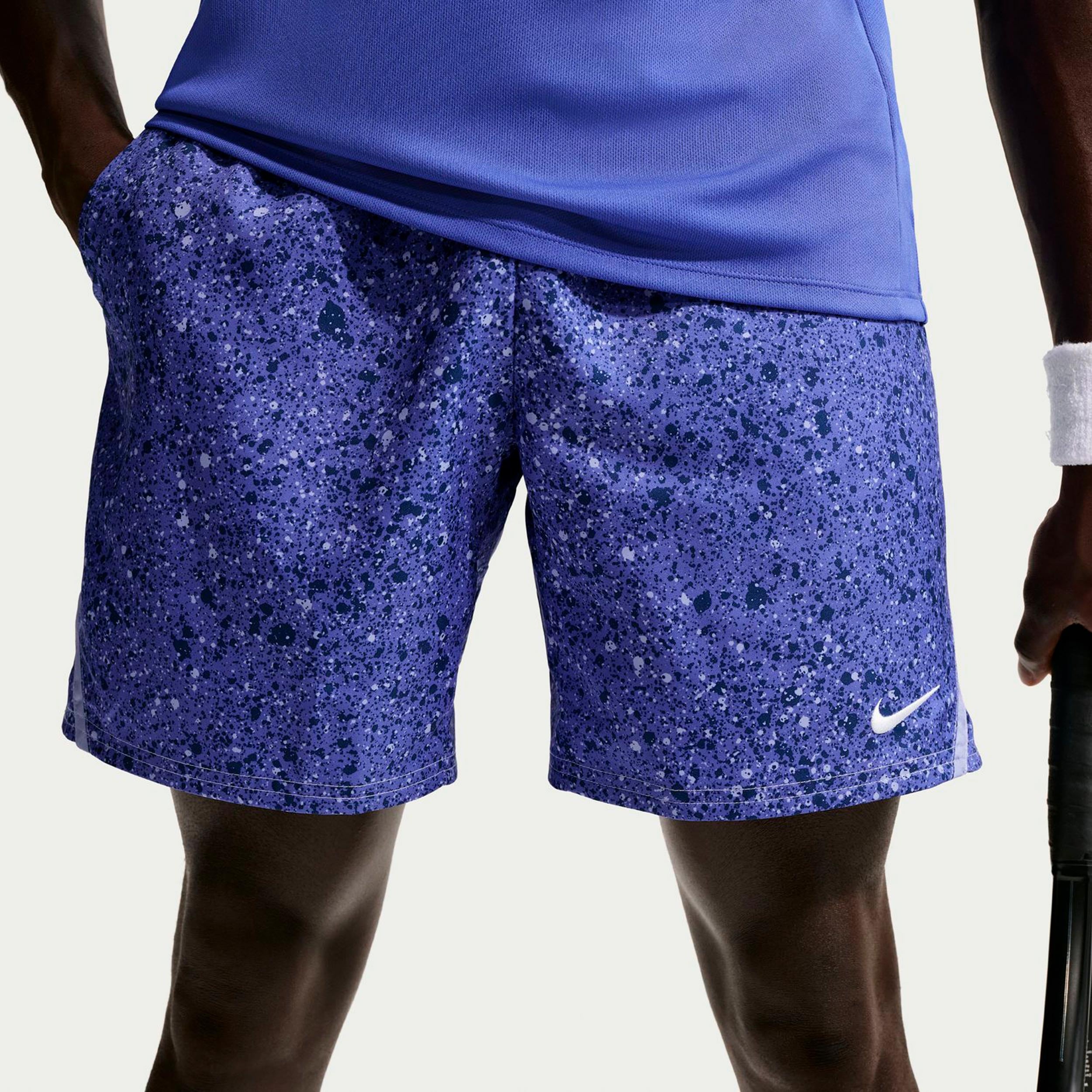 Nike Court Dri - Fit Victory 7in Shorts Herren Blau, Blaugrau