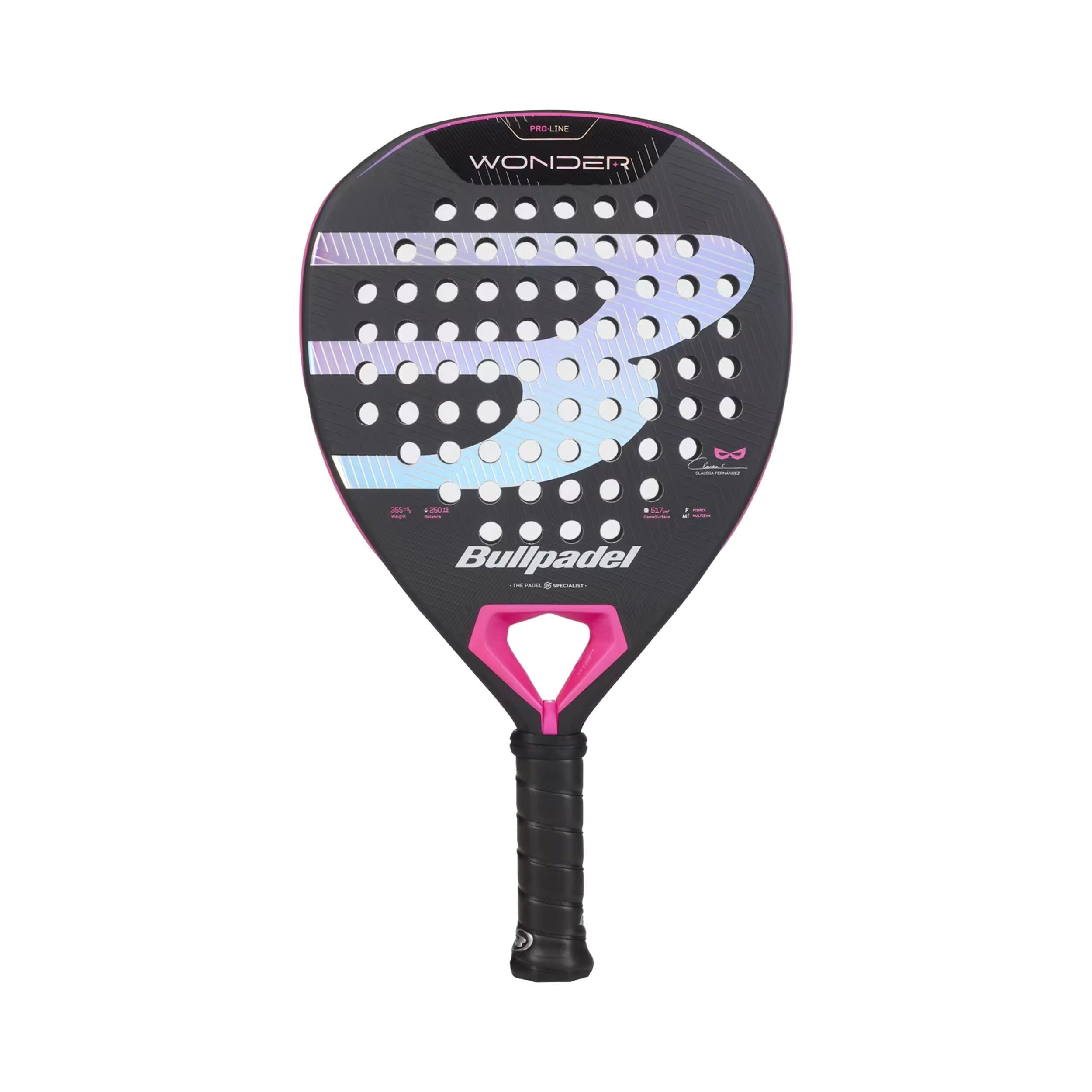 Bullpadel Wonder 27 Padelschläger Vollflächig