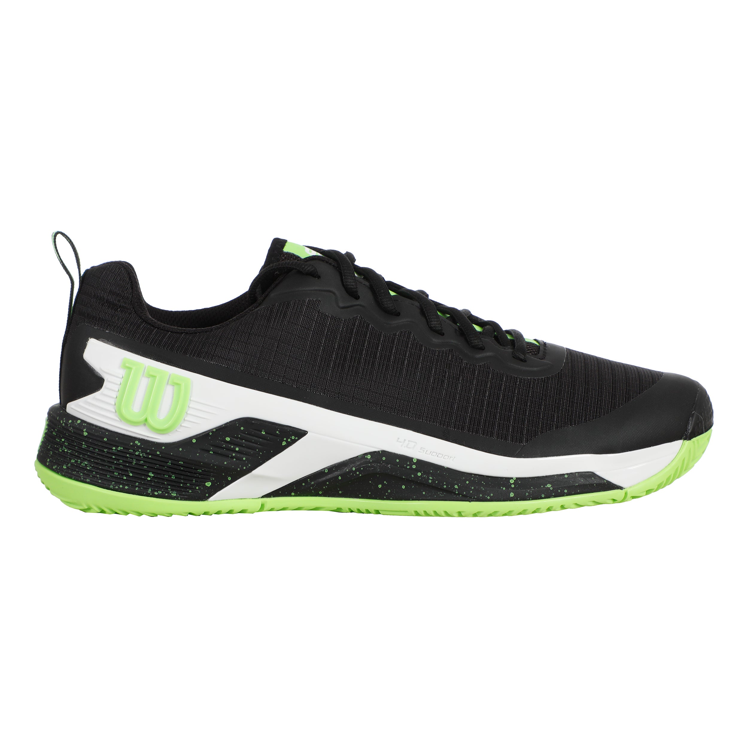 Wilson Rush Pro 4.5 Sandplatzschuh Herren - Schwarz, Hellgrün