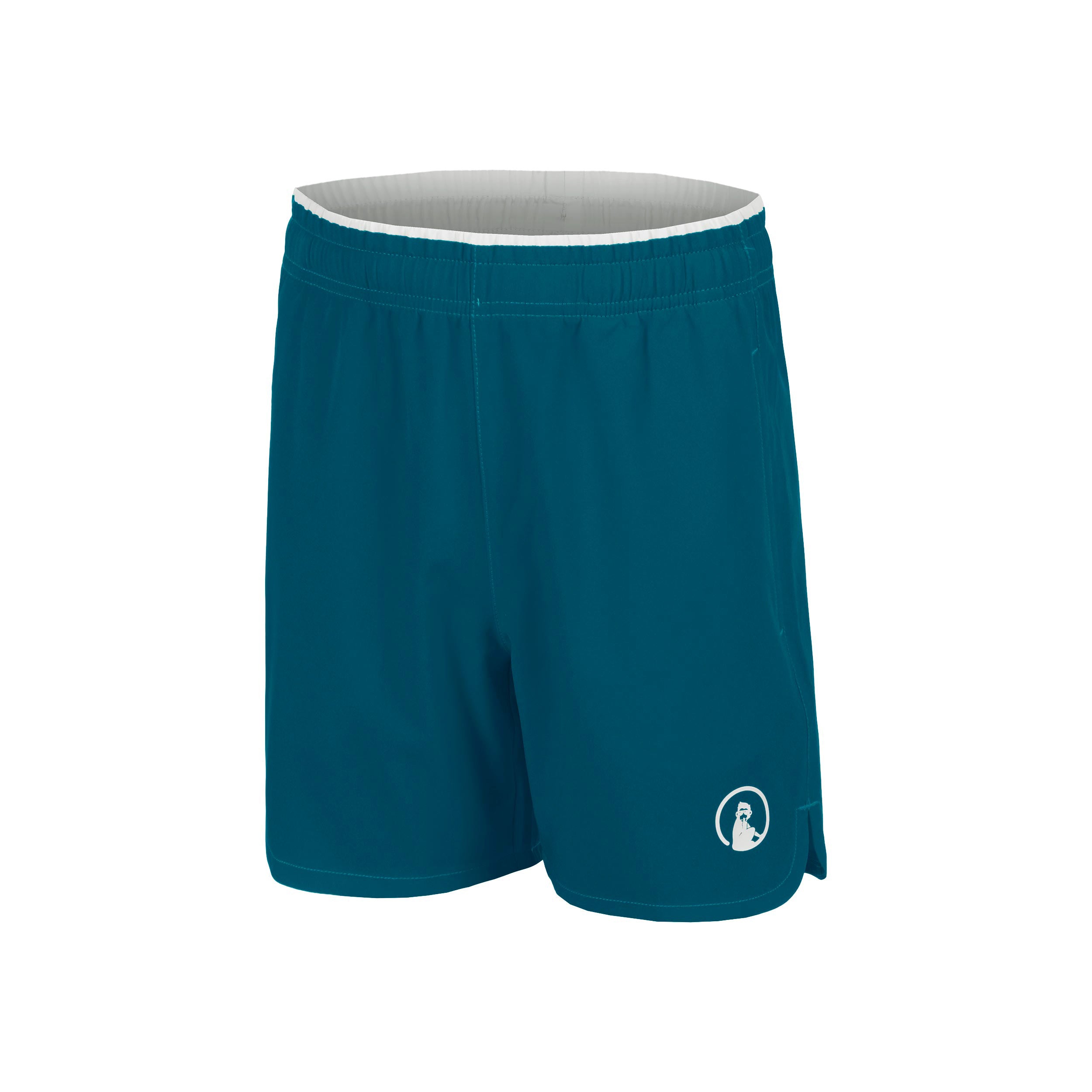 Quiet Please Create Smash Shorts Jungen - Petrol, Weiß
