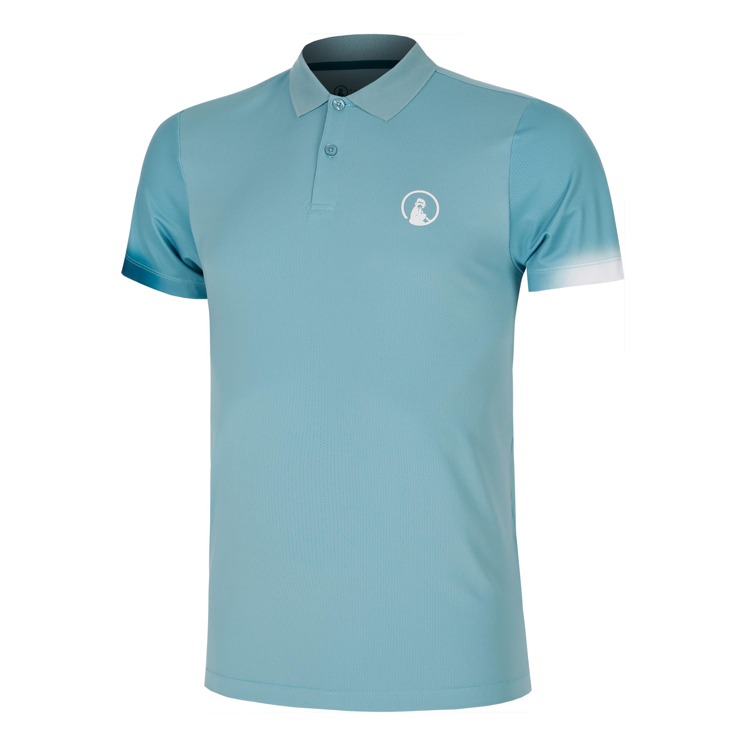 Quiet Please Create Tournament Polo Herren - Hellblau, Mehrfarbig