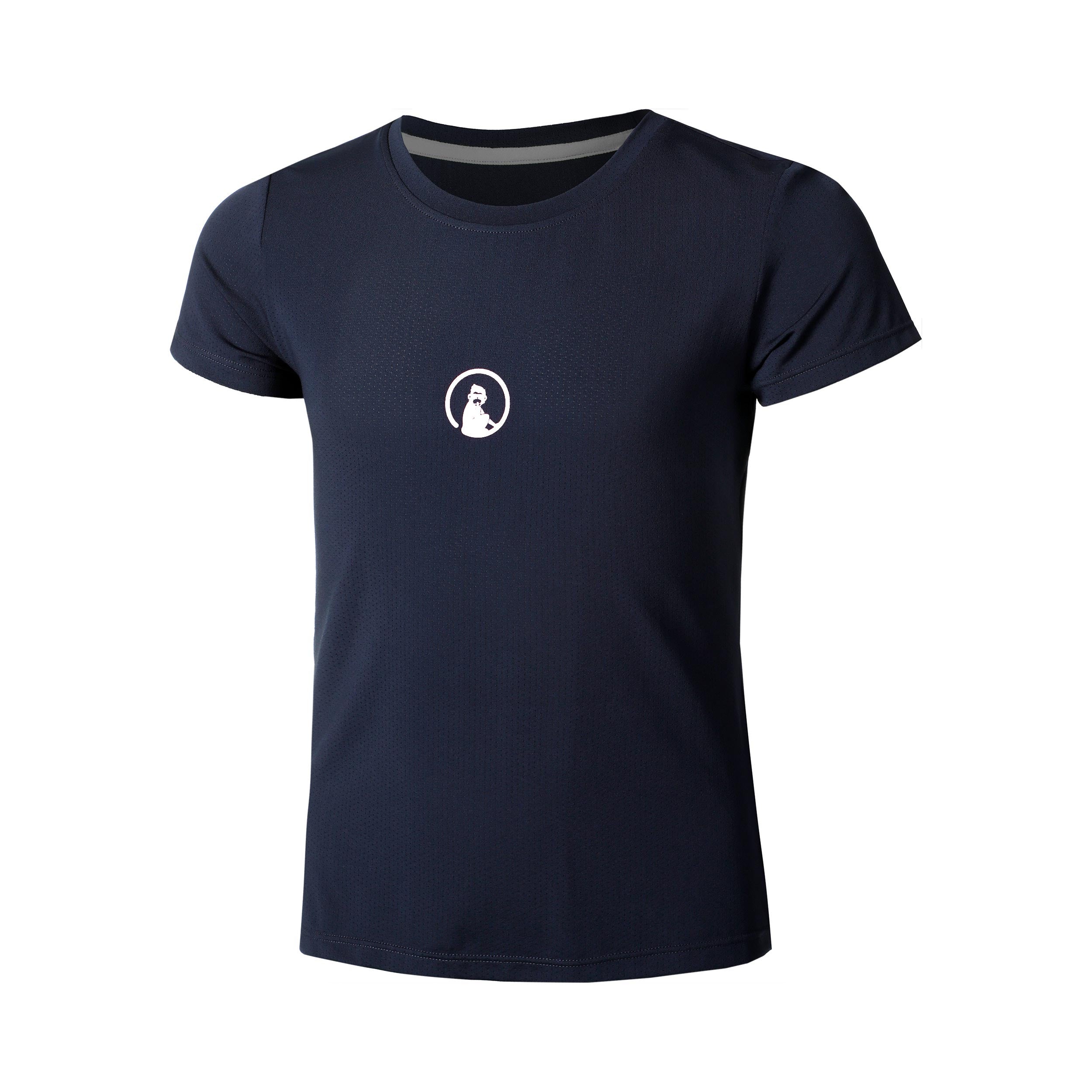 Quiet Please Retriever T - Shirt Mädchen Dunkelblau, Weiß