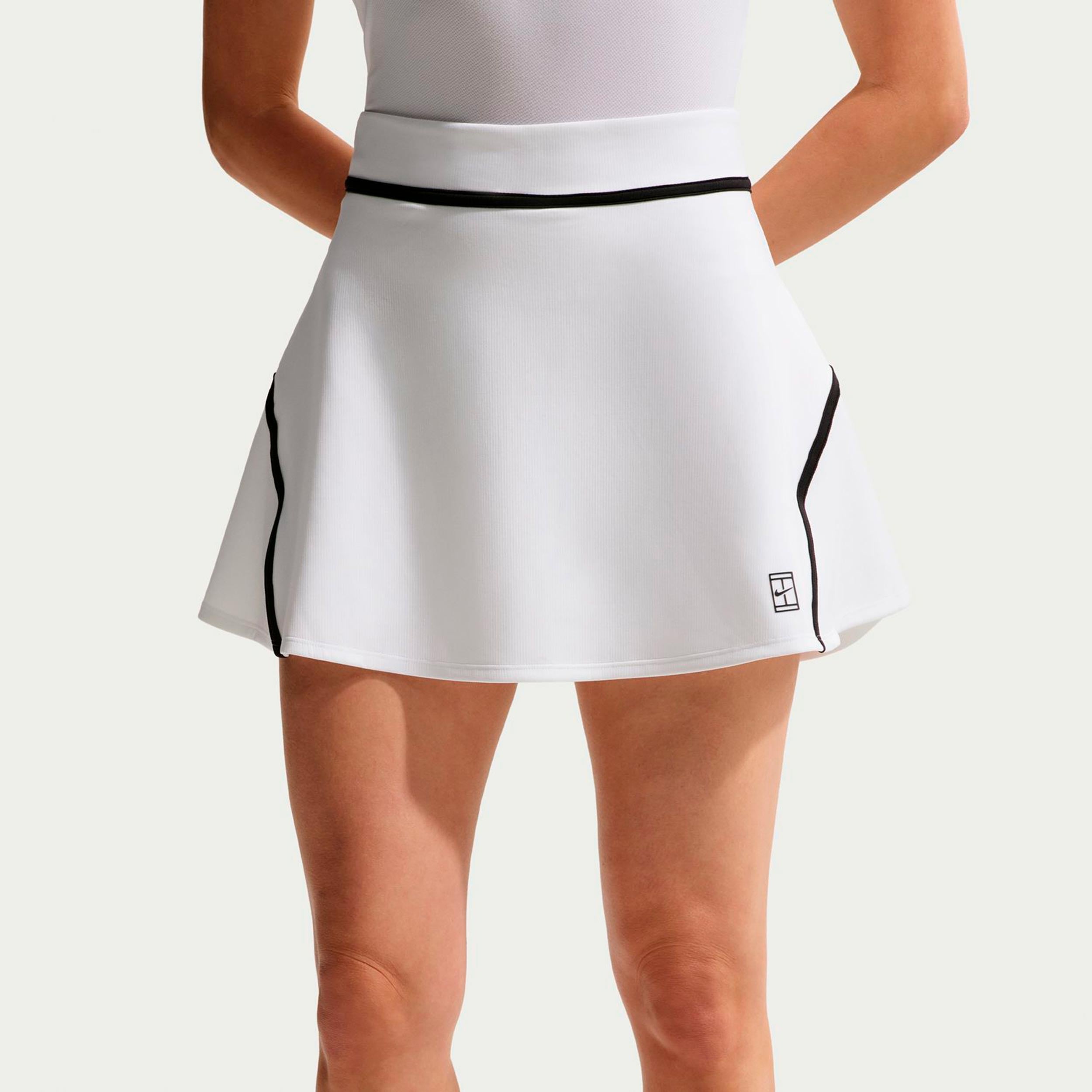 Nike Court Dri - Fit Advantage High Rise Rock Damen Weiß