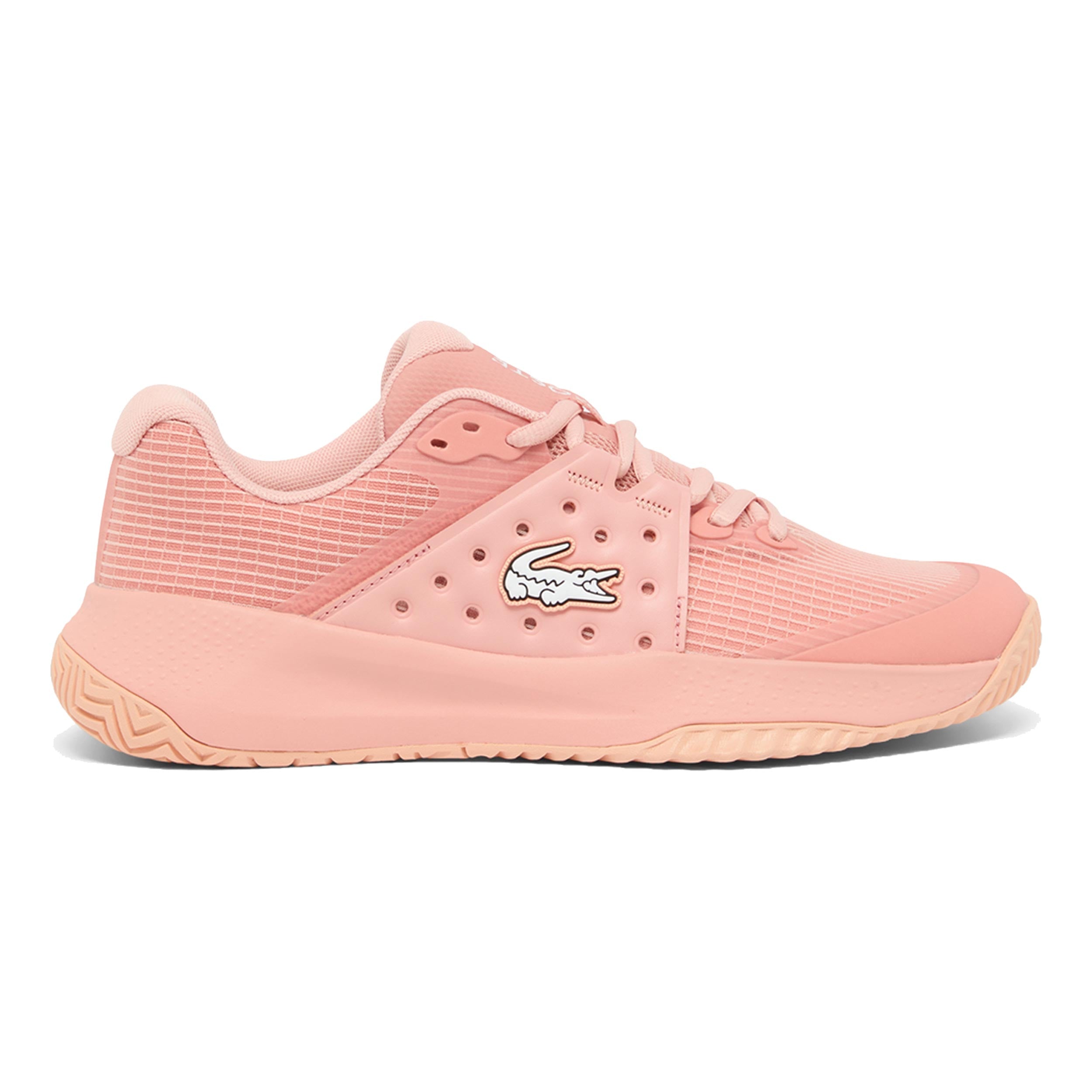 Lacoste Power Serve Allcourtschuh Damen - Apricot, Weiß