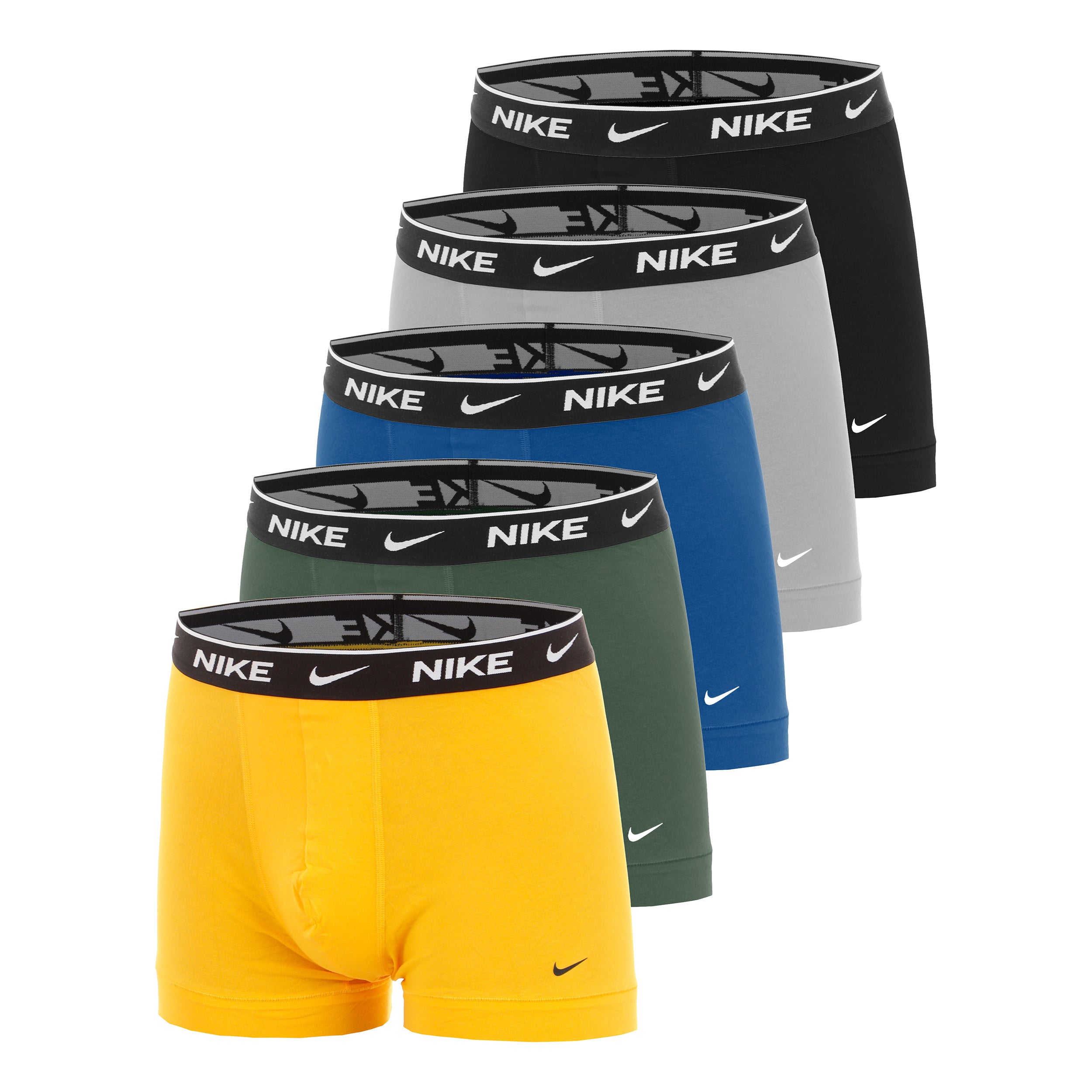 Nike Essential Cotton Stretch Trunk Boxer Short 5er Pack Herren