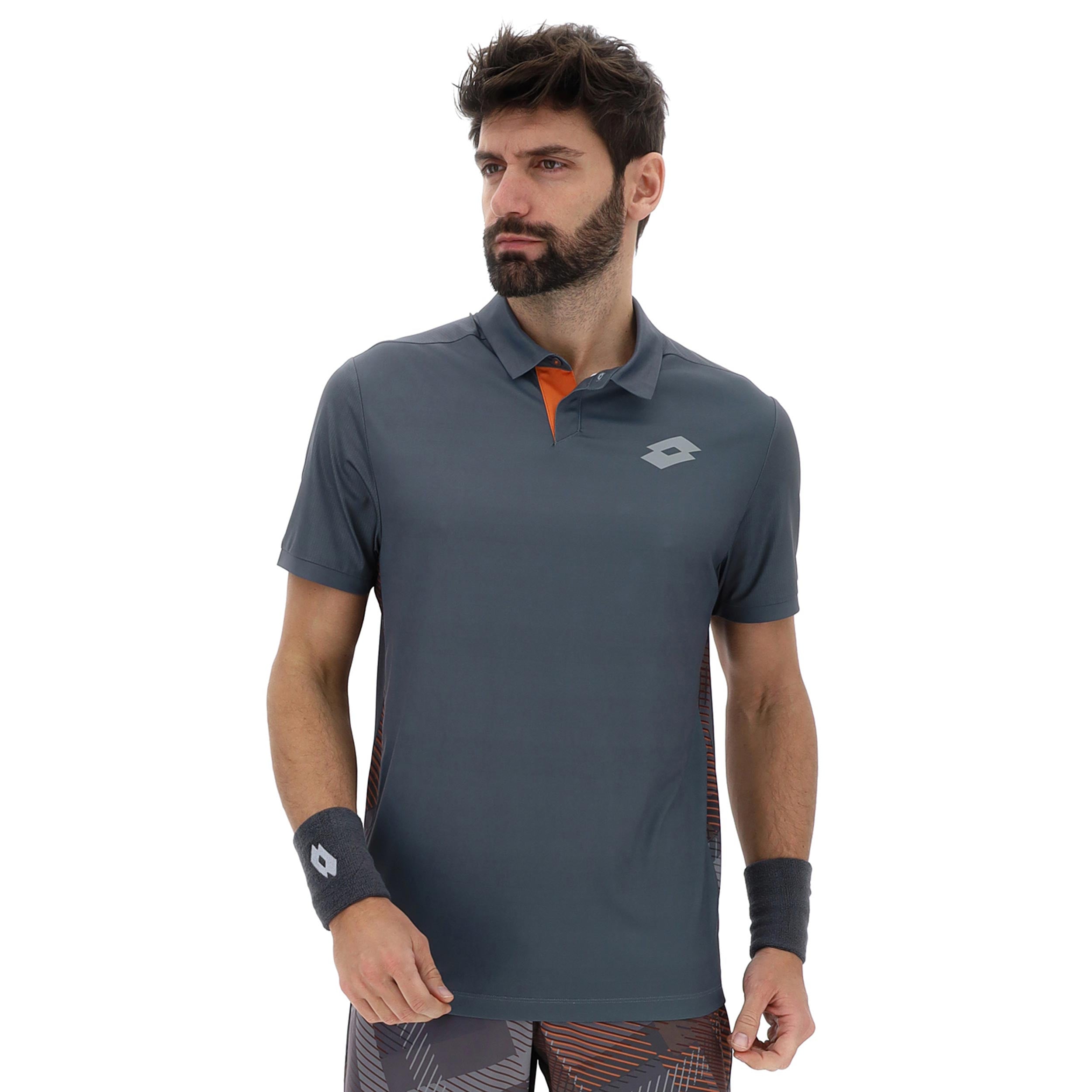 Lotto Tech Iv Polo Herren - Hellgrau