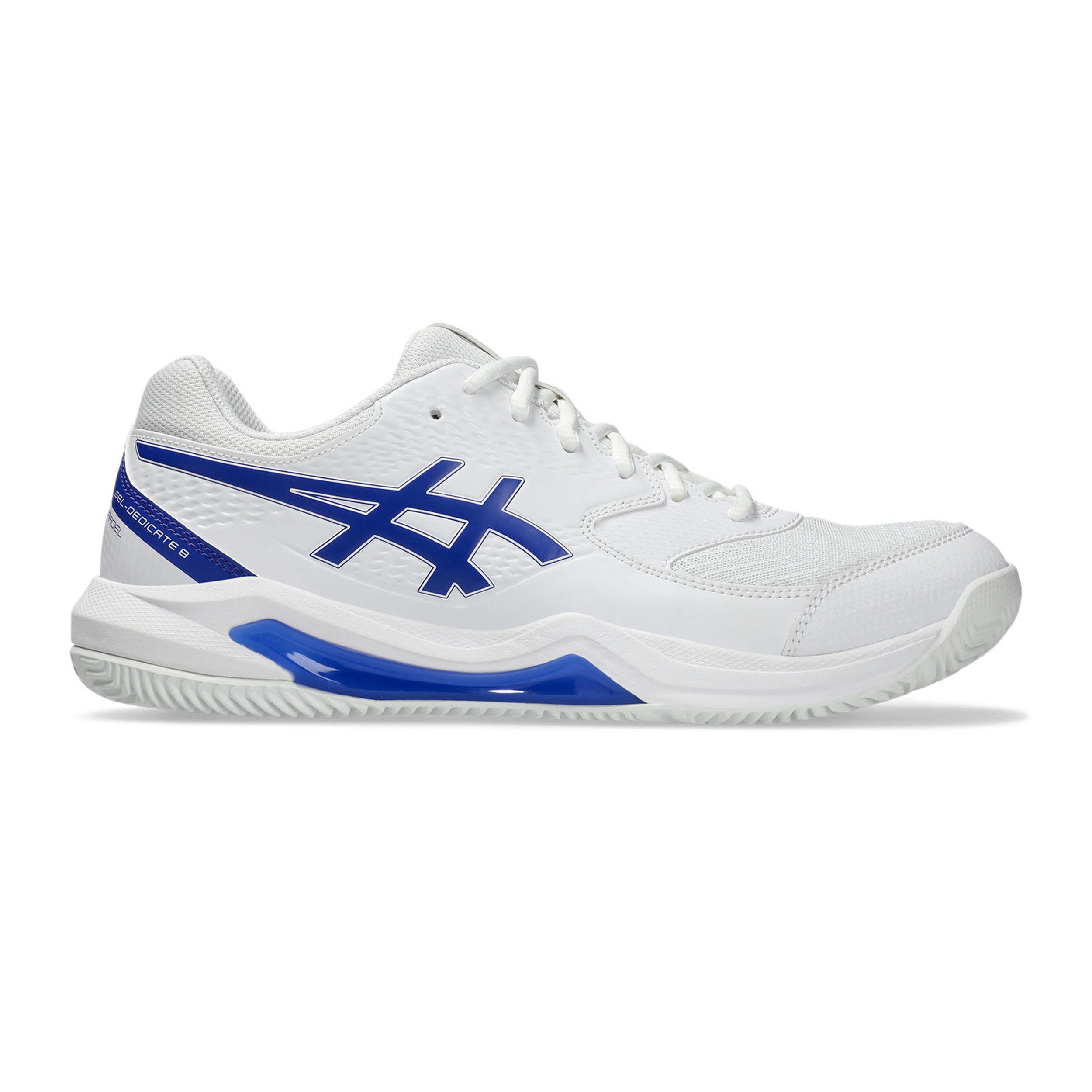 Asics Gel - Dedicate 8 Padelschuh Herren Weiß, Dunkelblau