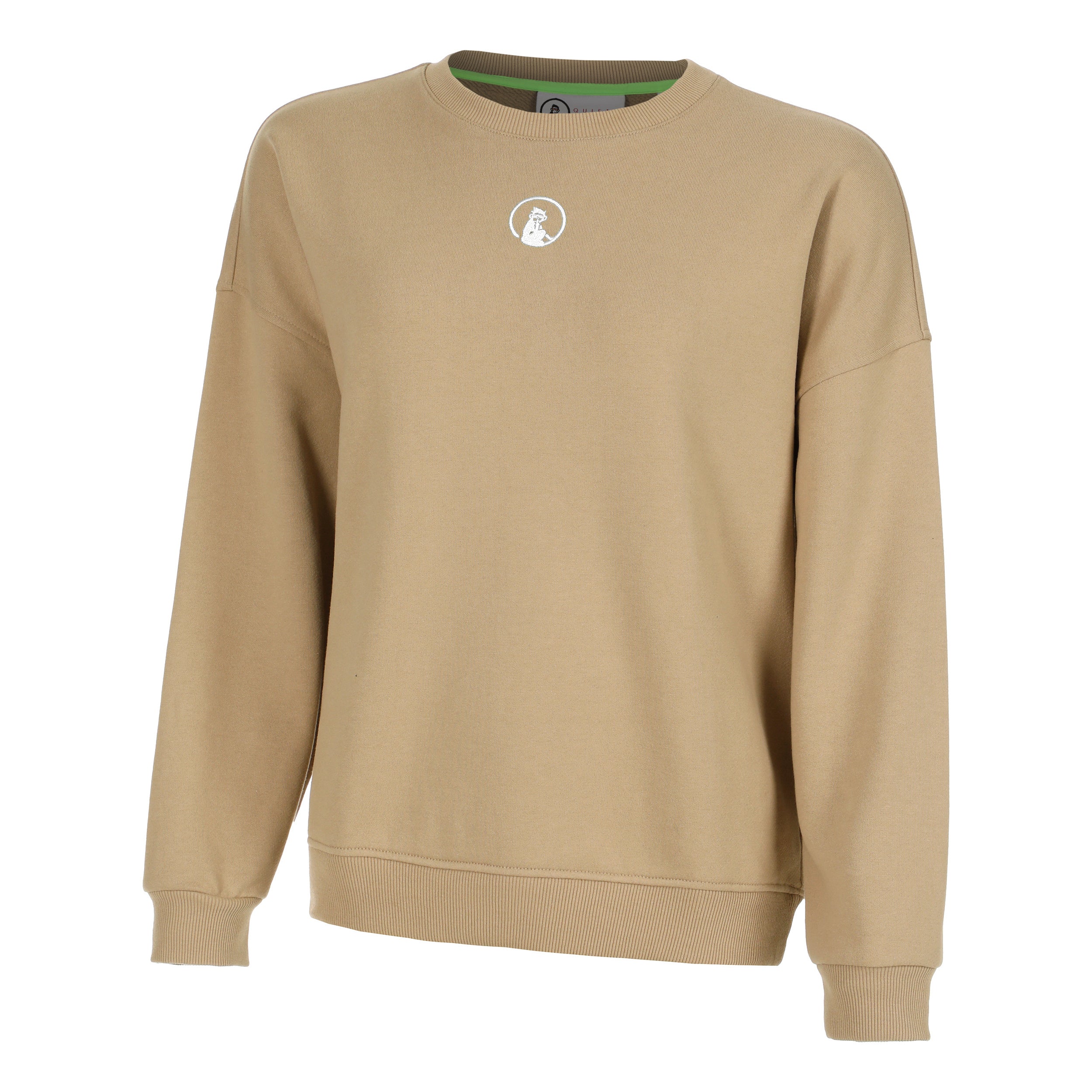 Quiet Please Wild Oversize Sweatshirt Damen - Beige