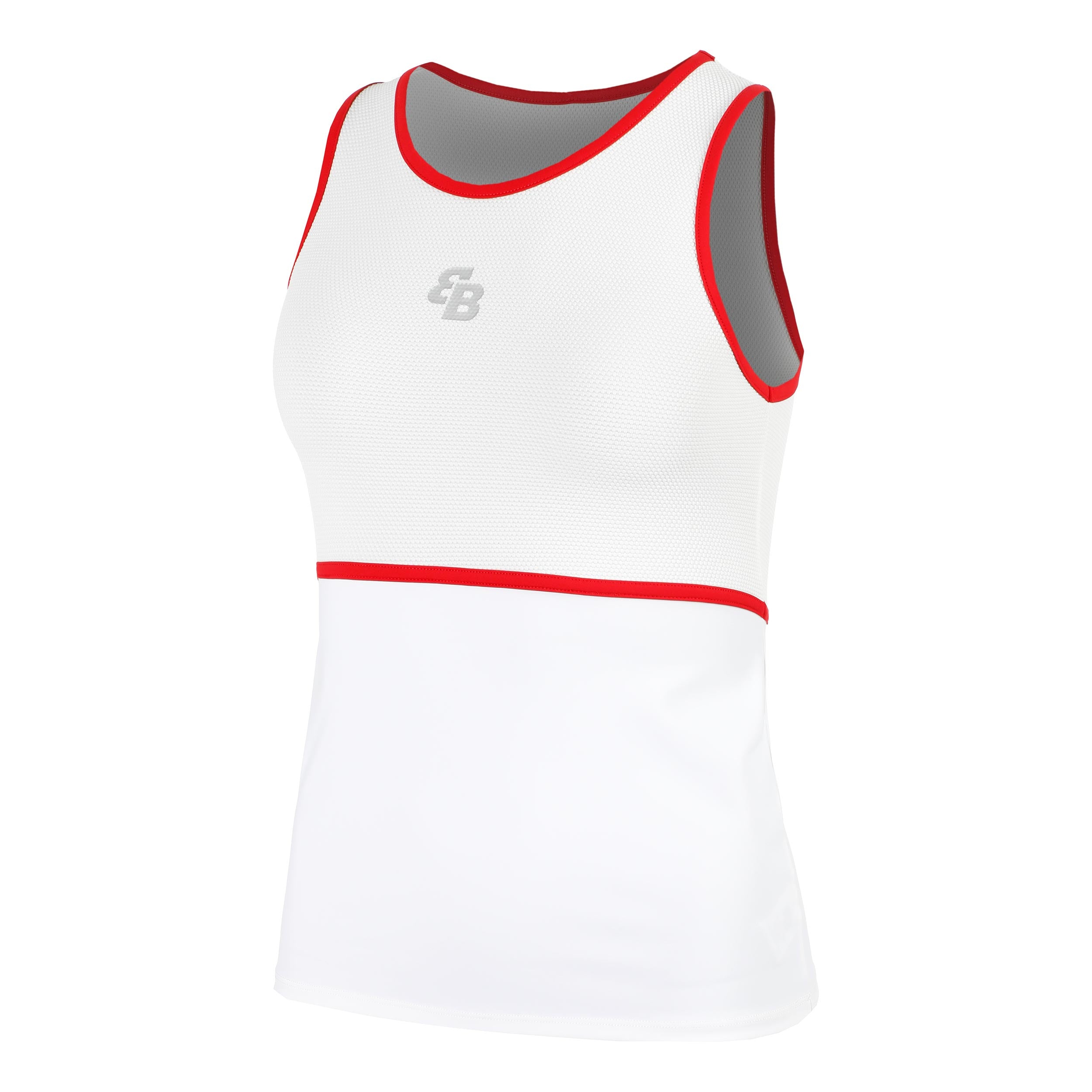 Bb By Belen Berbel Capri Tank - Top Damen Weiß, Rot