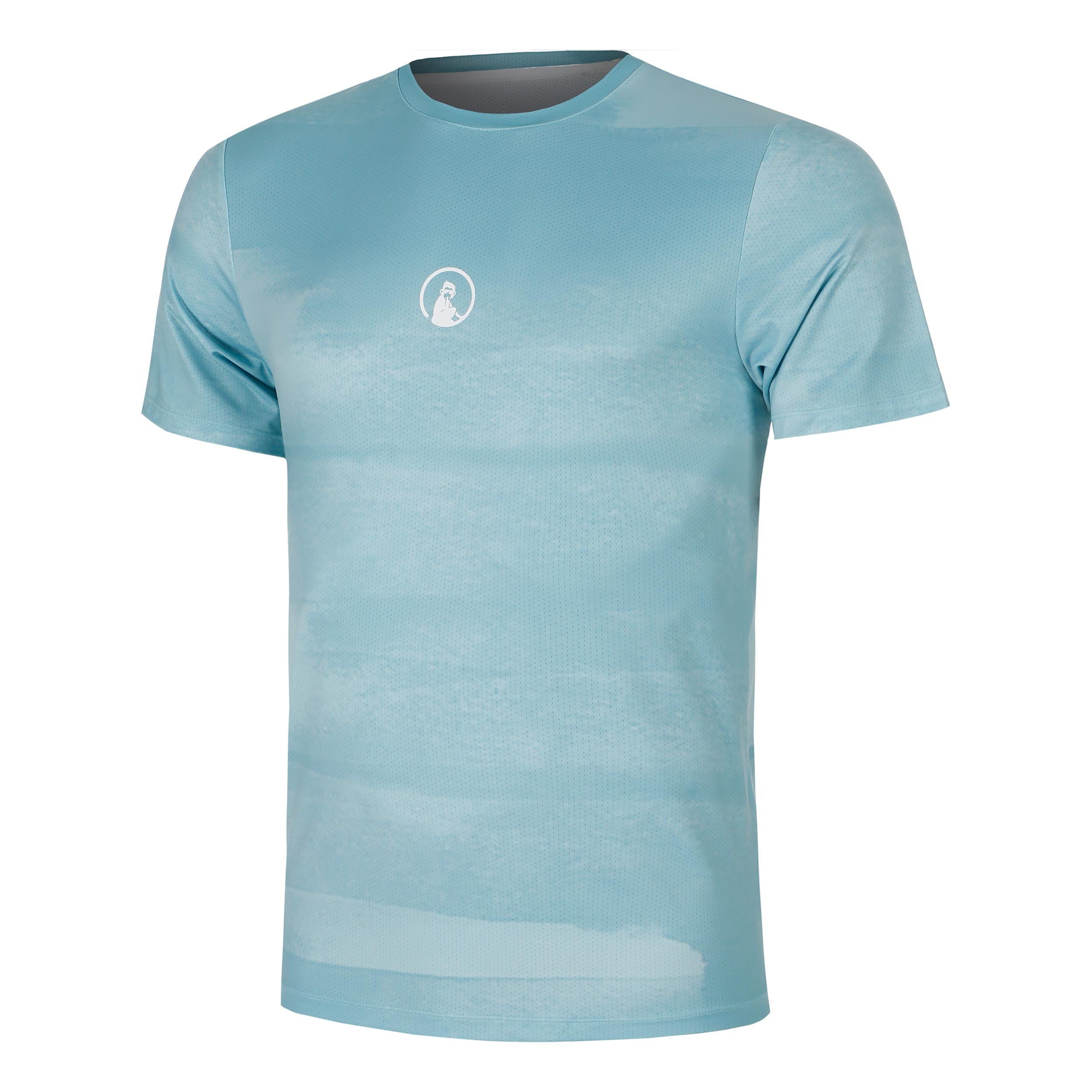 Quiet Please Create Receiver Wipe T - Shirt Herren Hellblau, Weiß