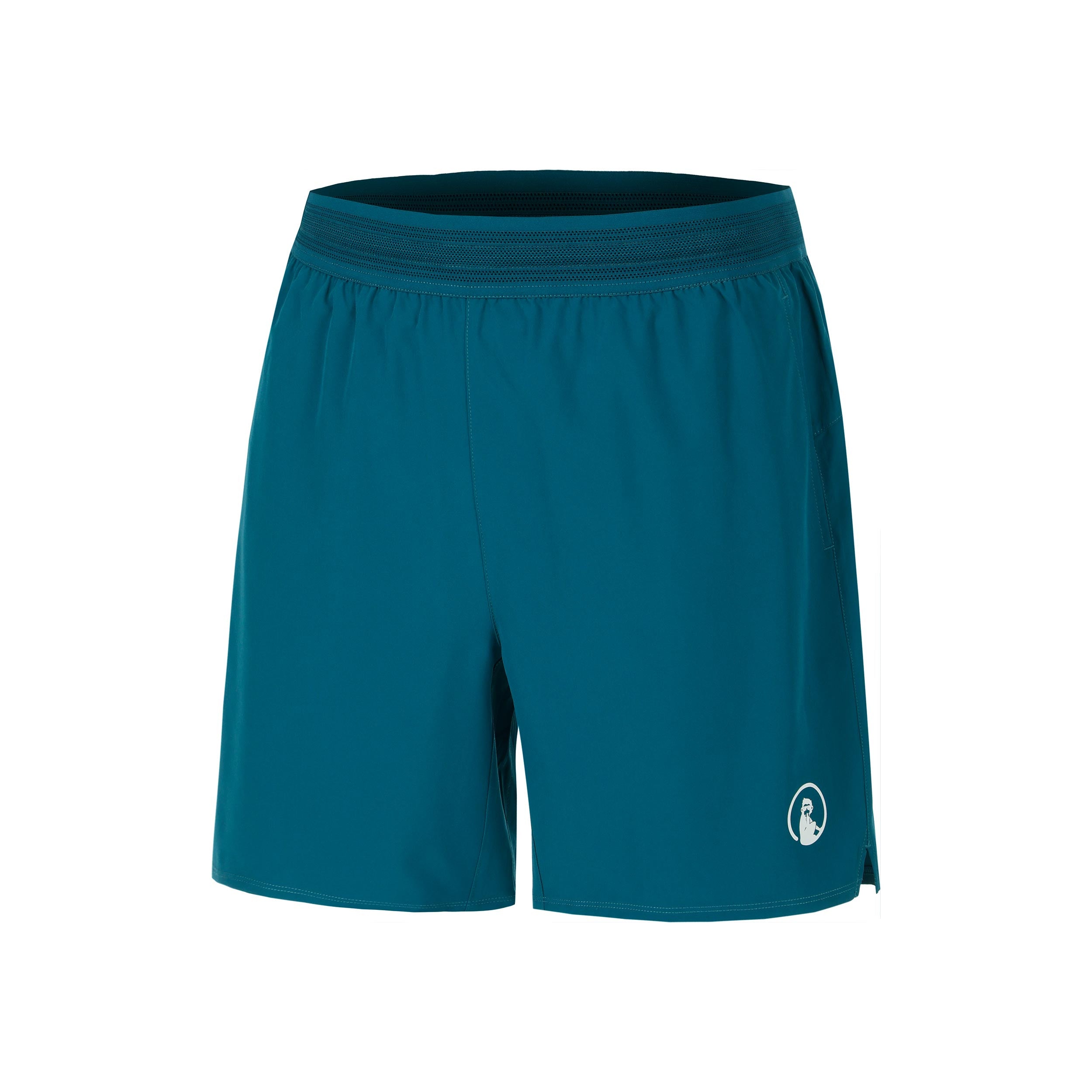 Quiet Please Create Challenger 2in1 7inch Shorts Herren - Petrol, Weiß