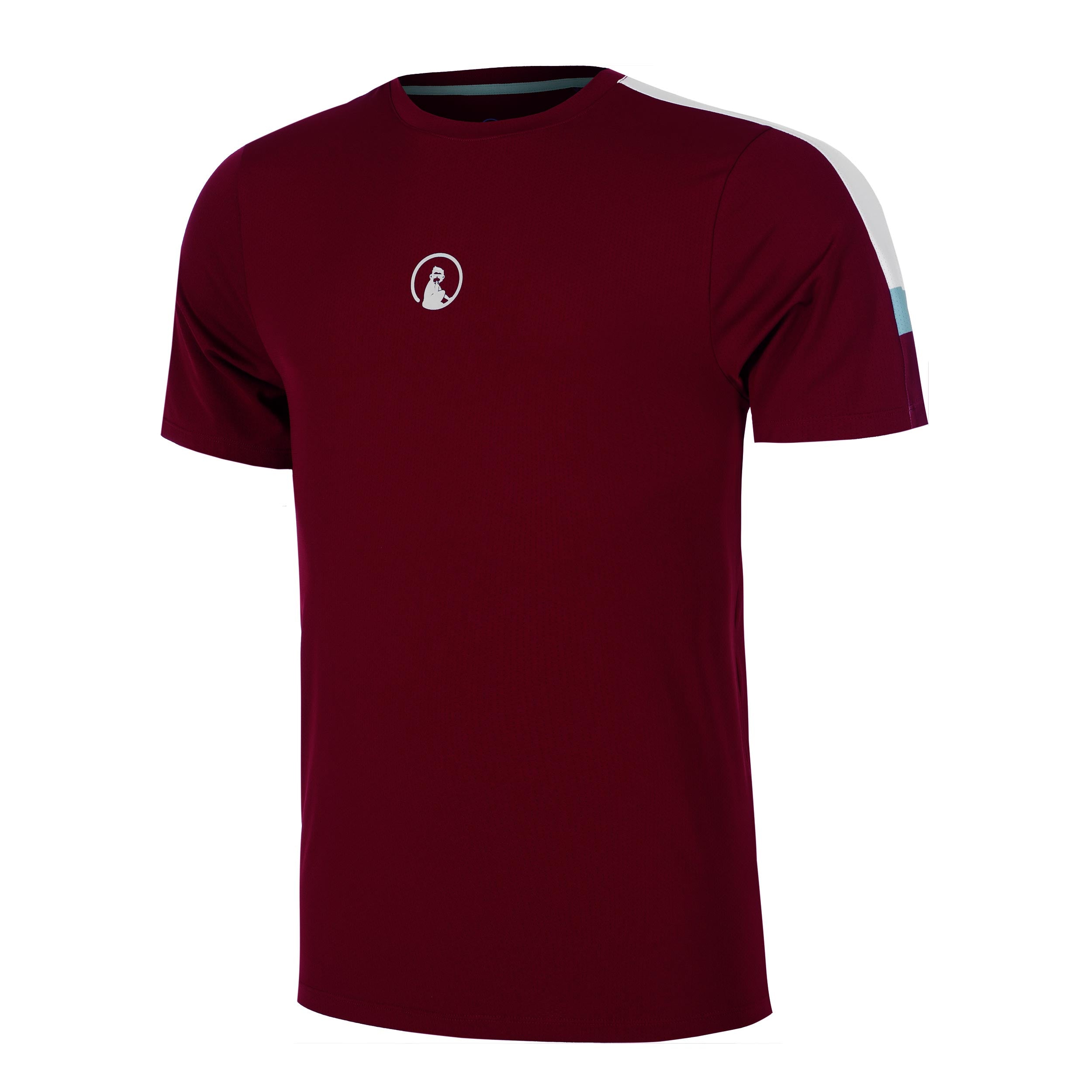 Quiet Please Create Receiver Hori T - Shirt Herren Weinrot, Mehrfarbig