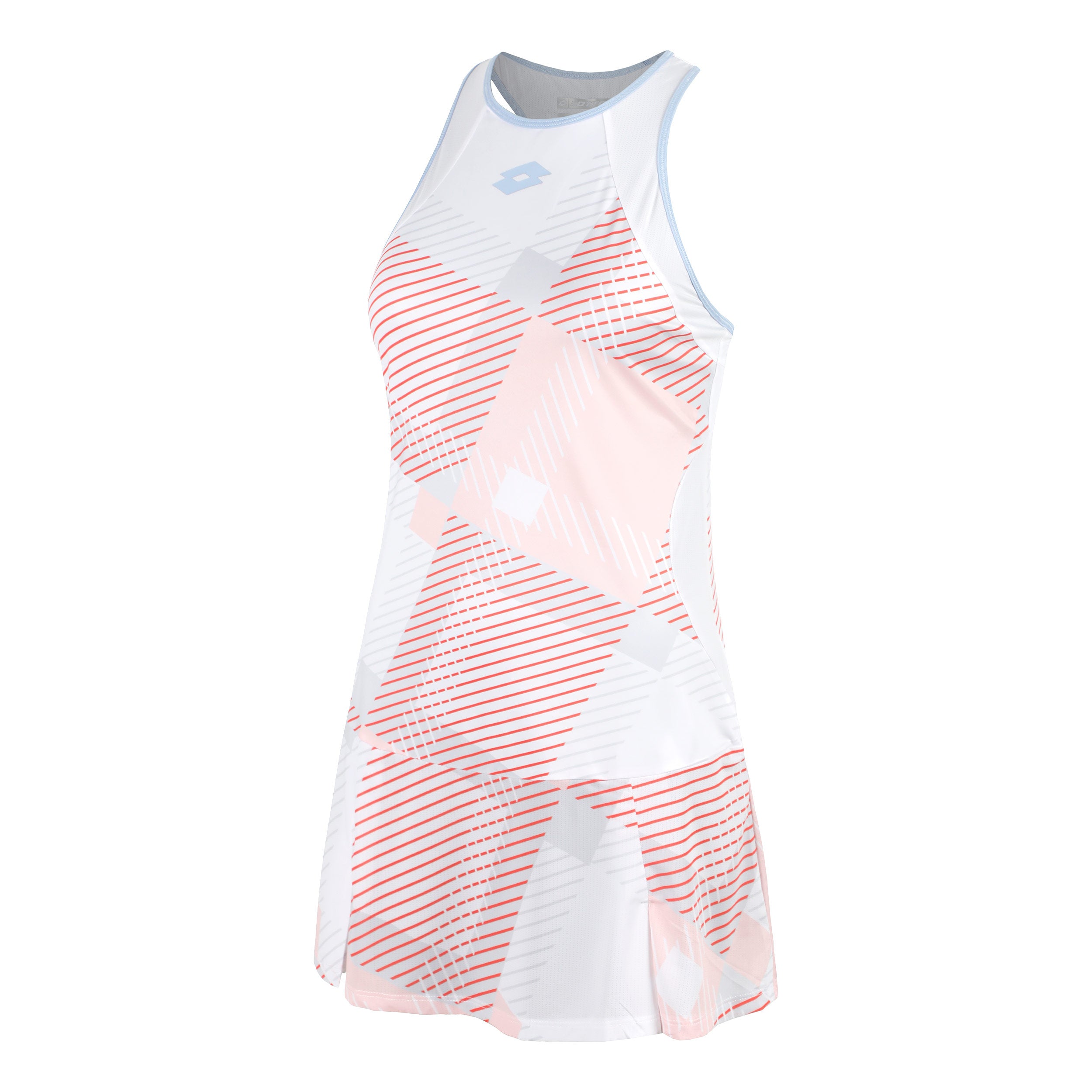 Lotto Tech Iv D1 Kleid Damen - Rosa, Weiß