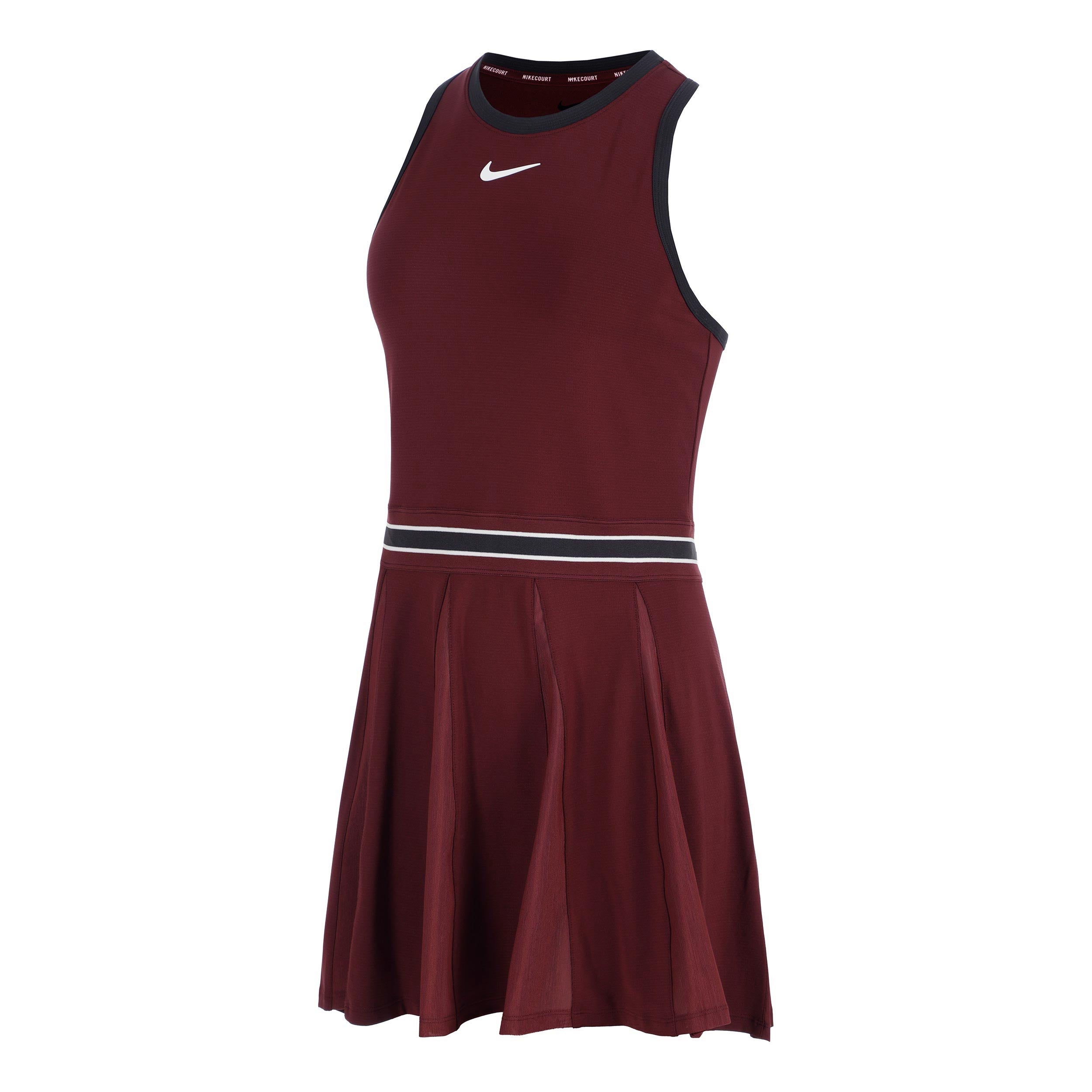 Nike Court Dri - Fit Slam Kleid Damen Dunkelrot