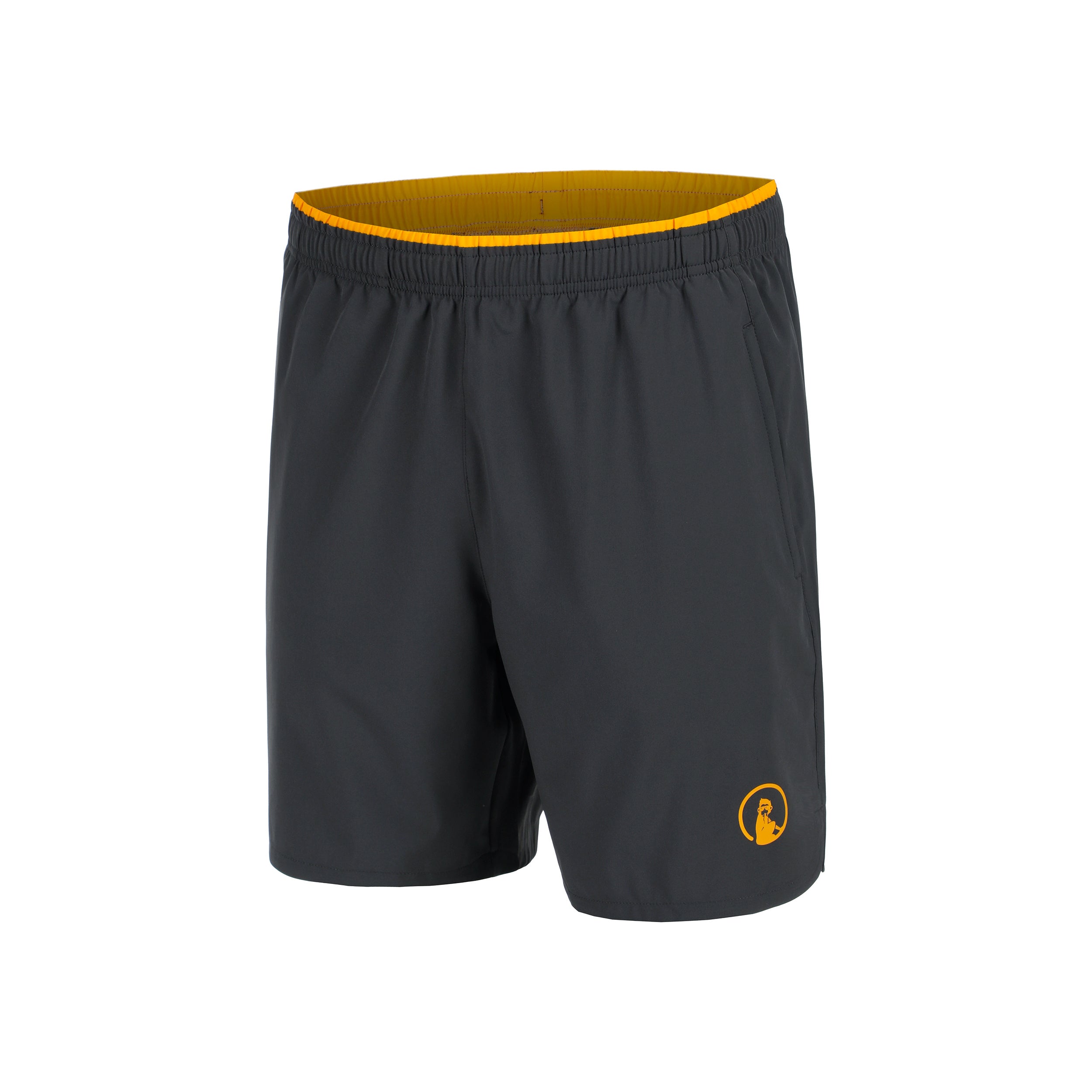 Quiet Please Endlessly Slam 7in Shorts Herren - Anthrazit, Orange