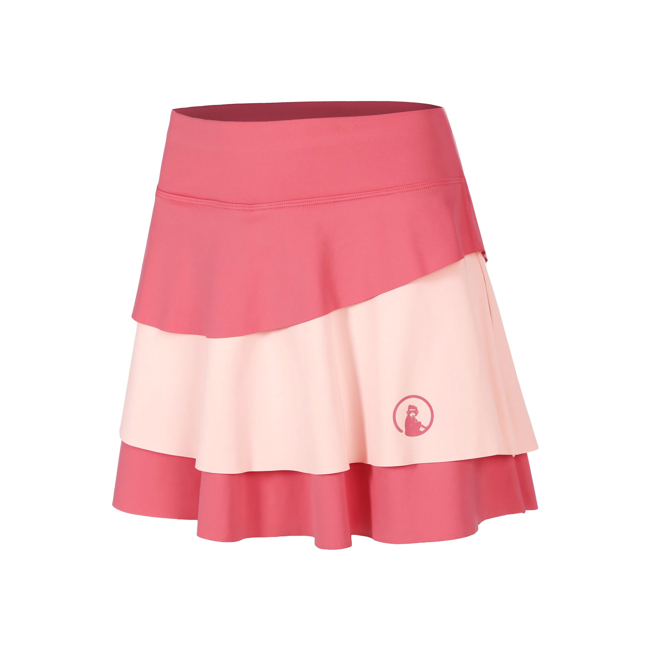 Quiet Please Endlessly Flounce Rock Damen - Koralle, Rosa
