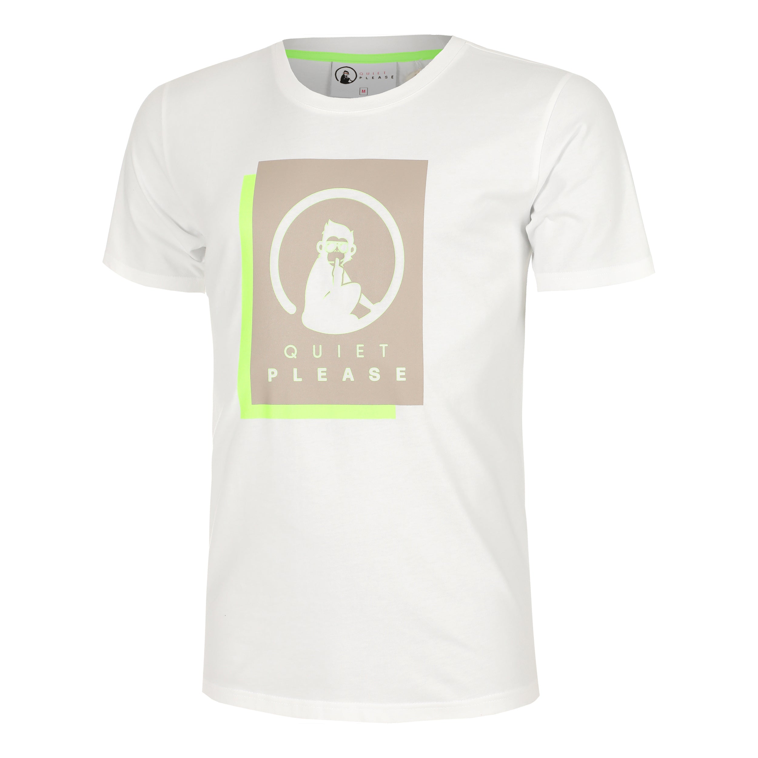 Quiet Please Wild Layer T - Shirt Herren Weiß, Mehrfarbig