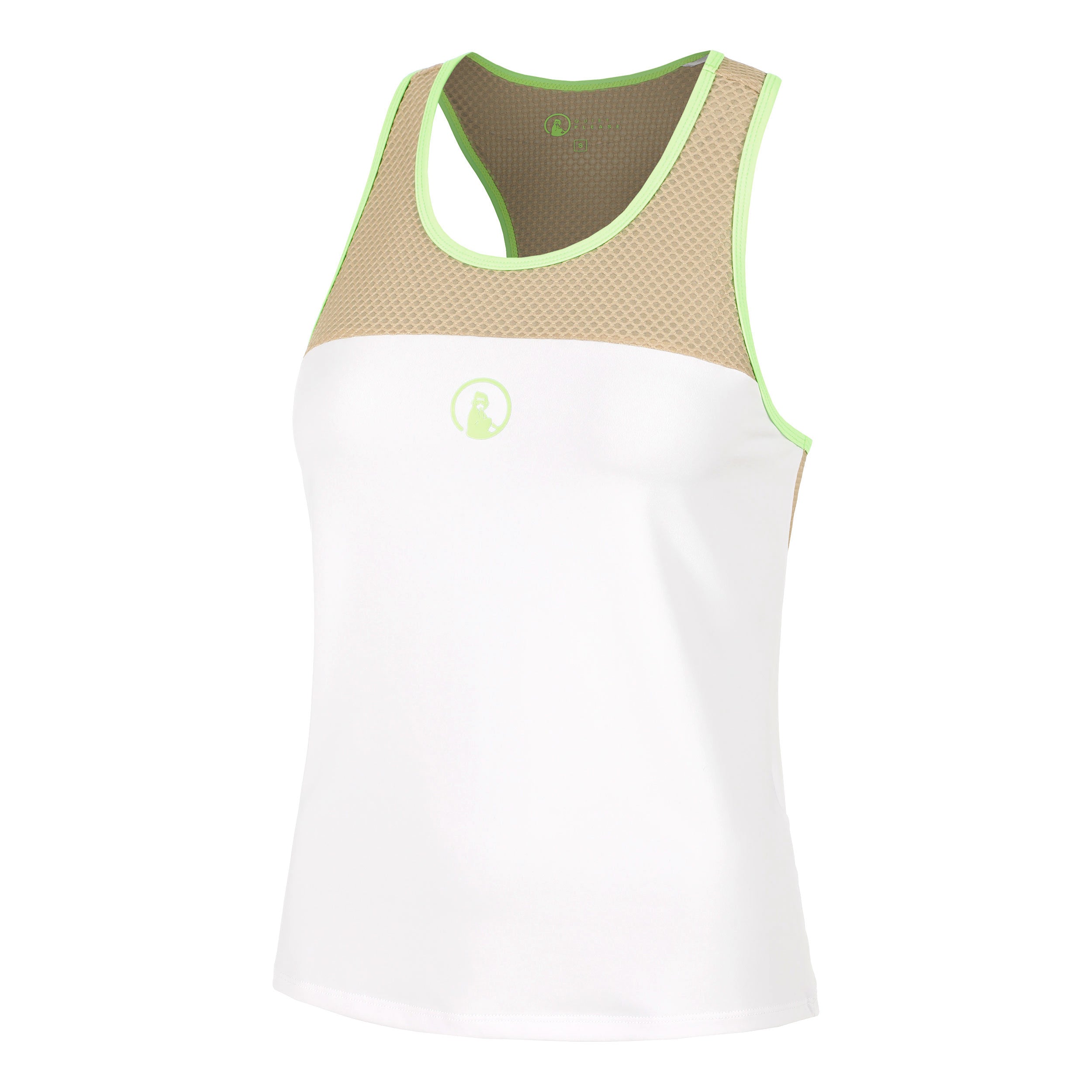 Quiet Please Wild Racerback Tank - Top Damen Weiß