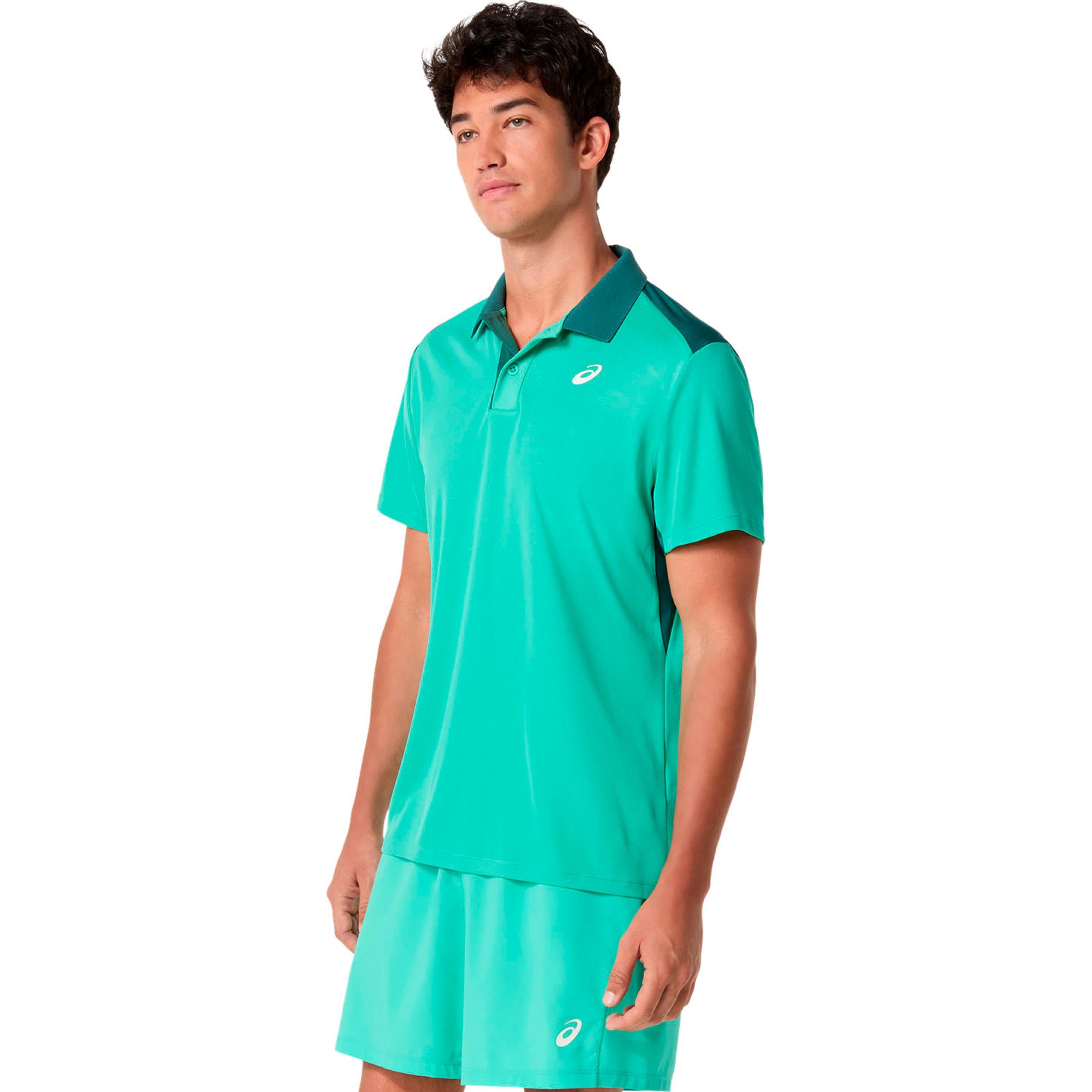 Asics Court Polo Herren - Grün