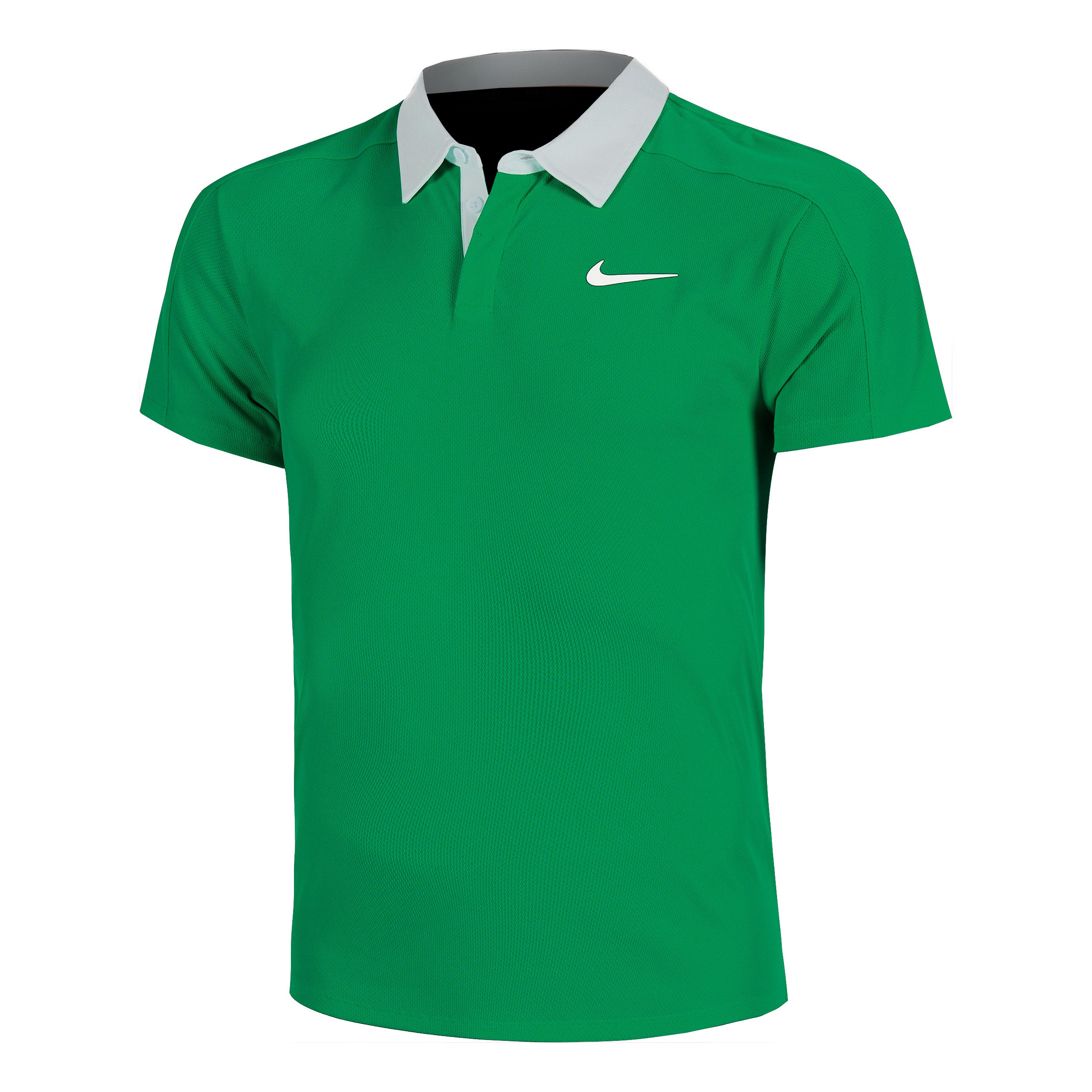 Nike Court Dri - Fit Advantage Slam Polo Herren Grün, Weiß