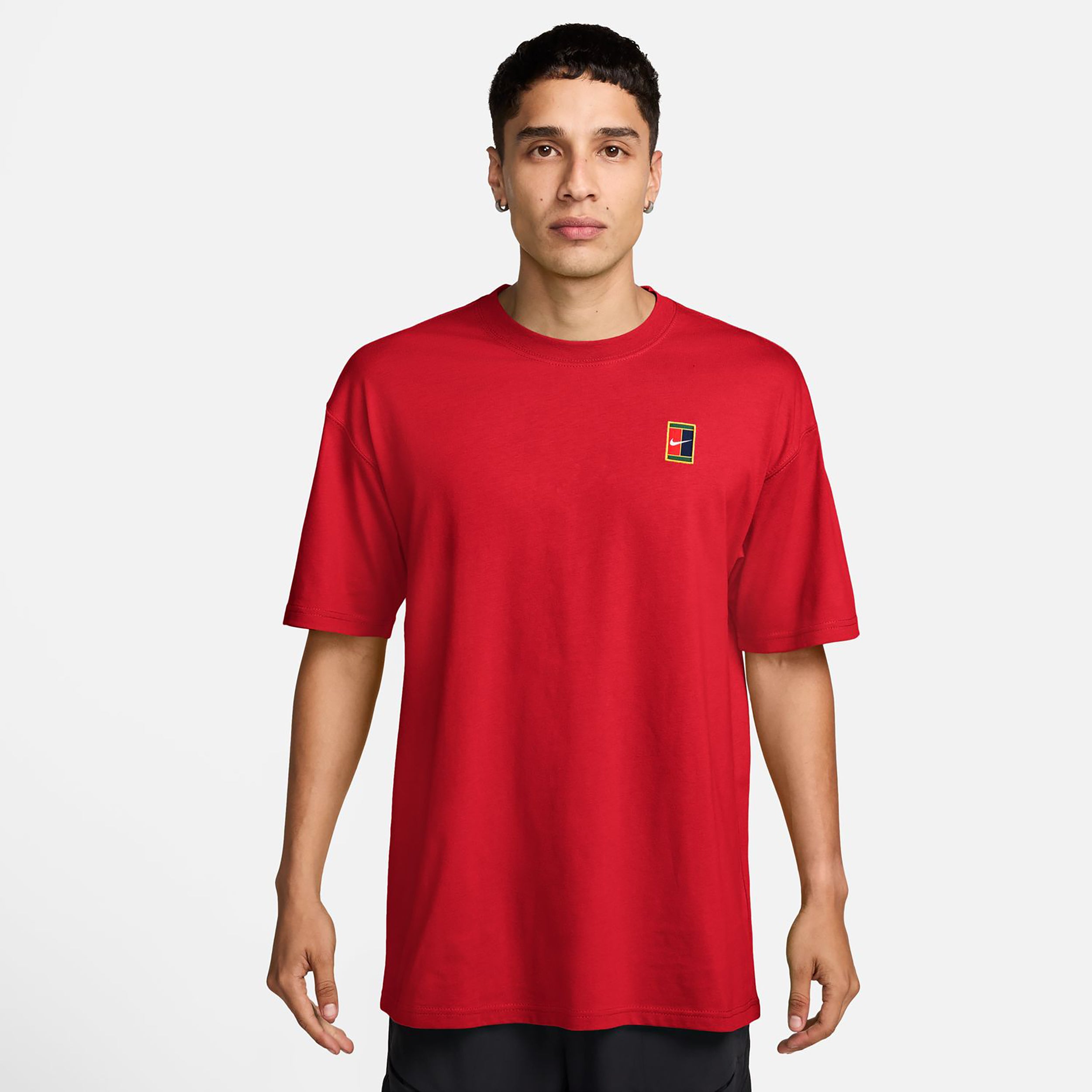 Nike Court M90 Oc T - Shirt Herren Rot