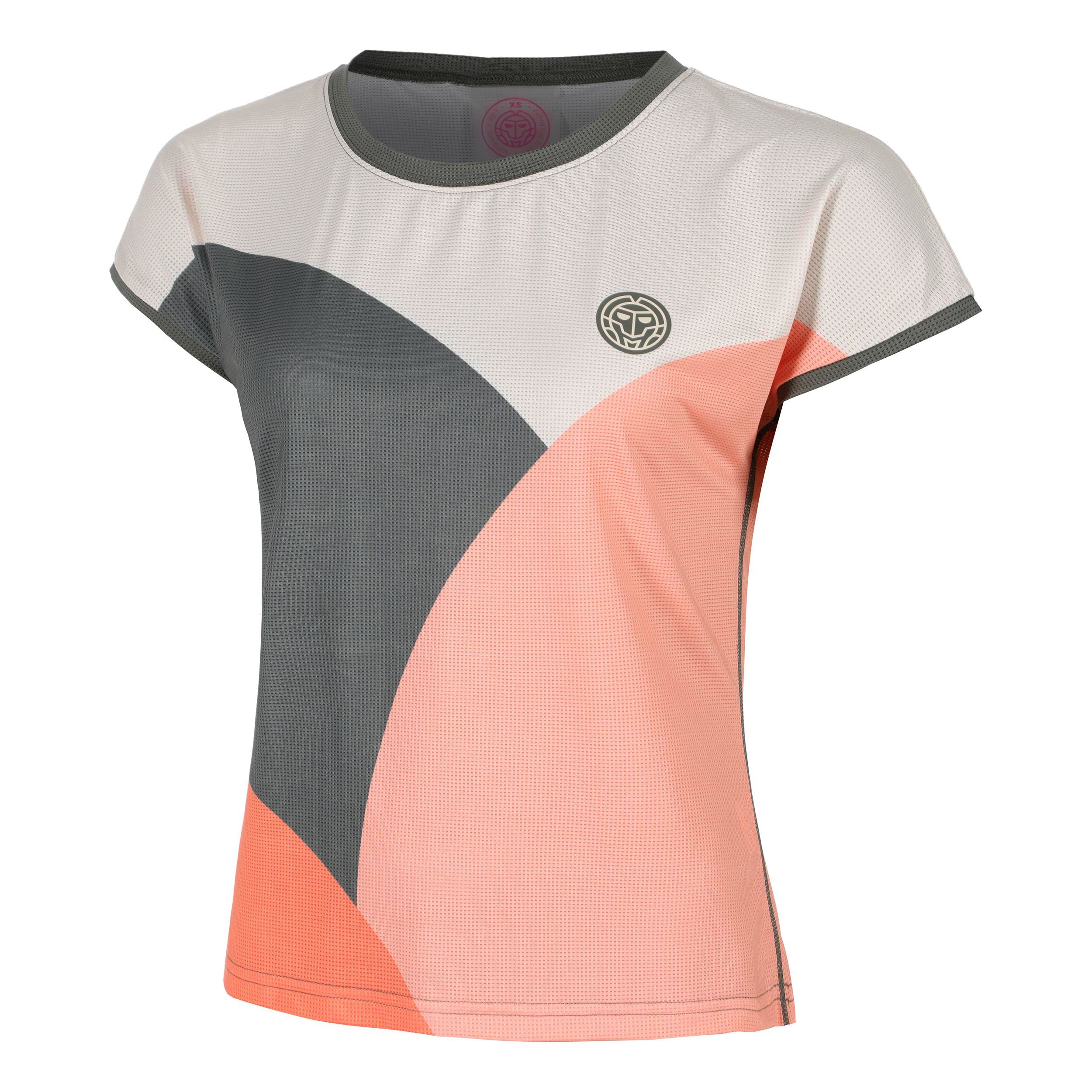 Bidi Badu Bubble T - Shirt Damen Grau, Koralle
